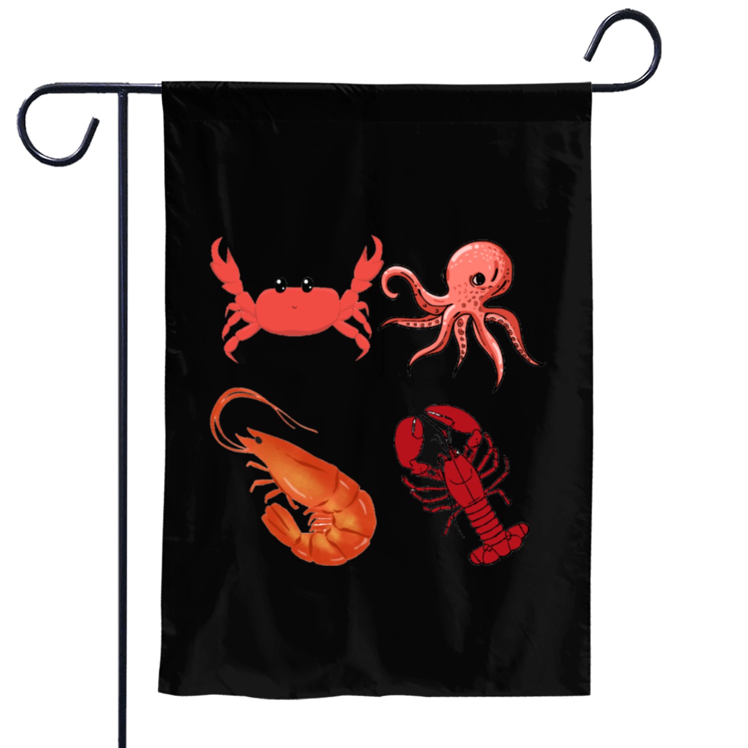 Savor the sea:fresh, seafood delights Garden Flags