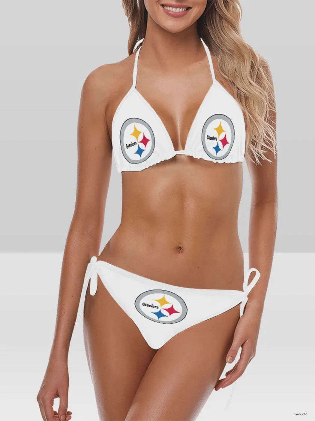 Pittsburgh Football Team Steeler Summer Beach Women's Bikini Swimsuit