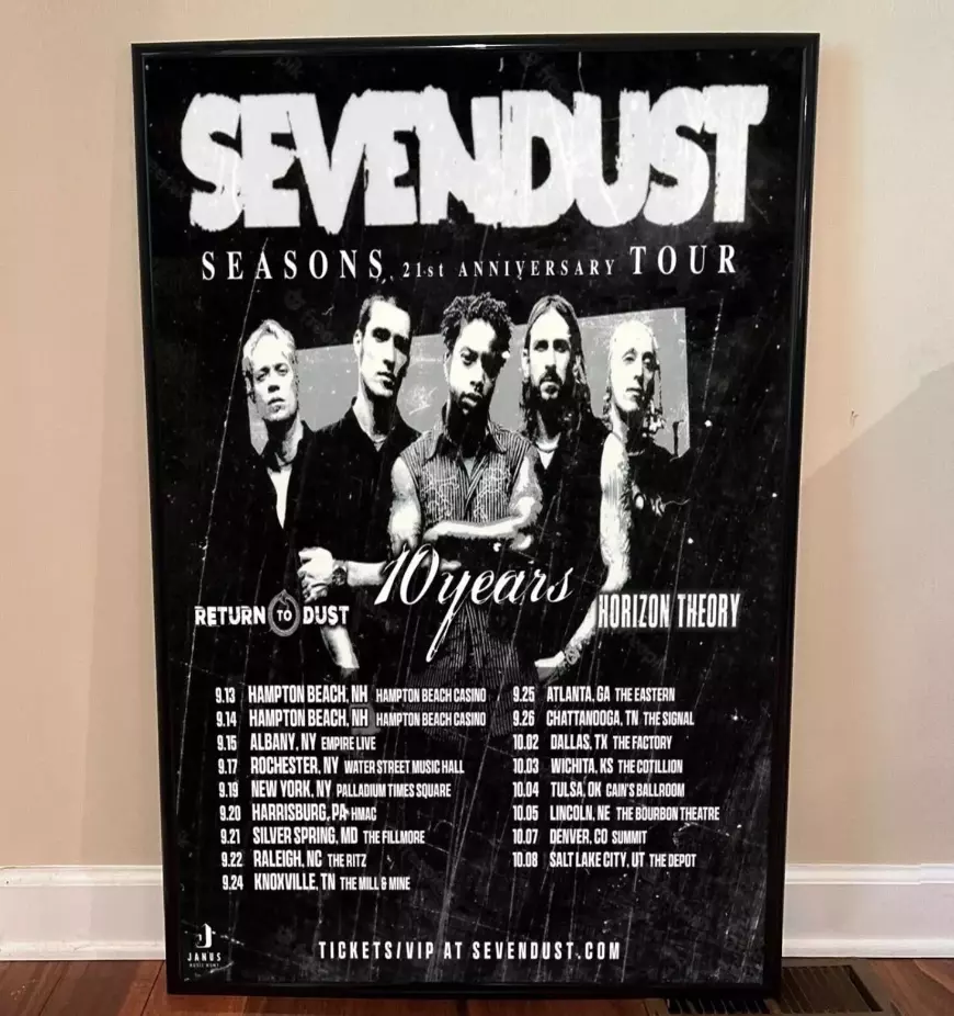 Sevendust - Tour 2024 Poster