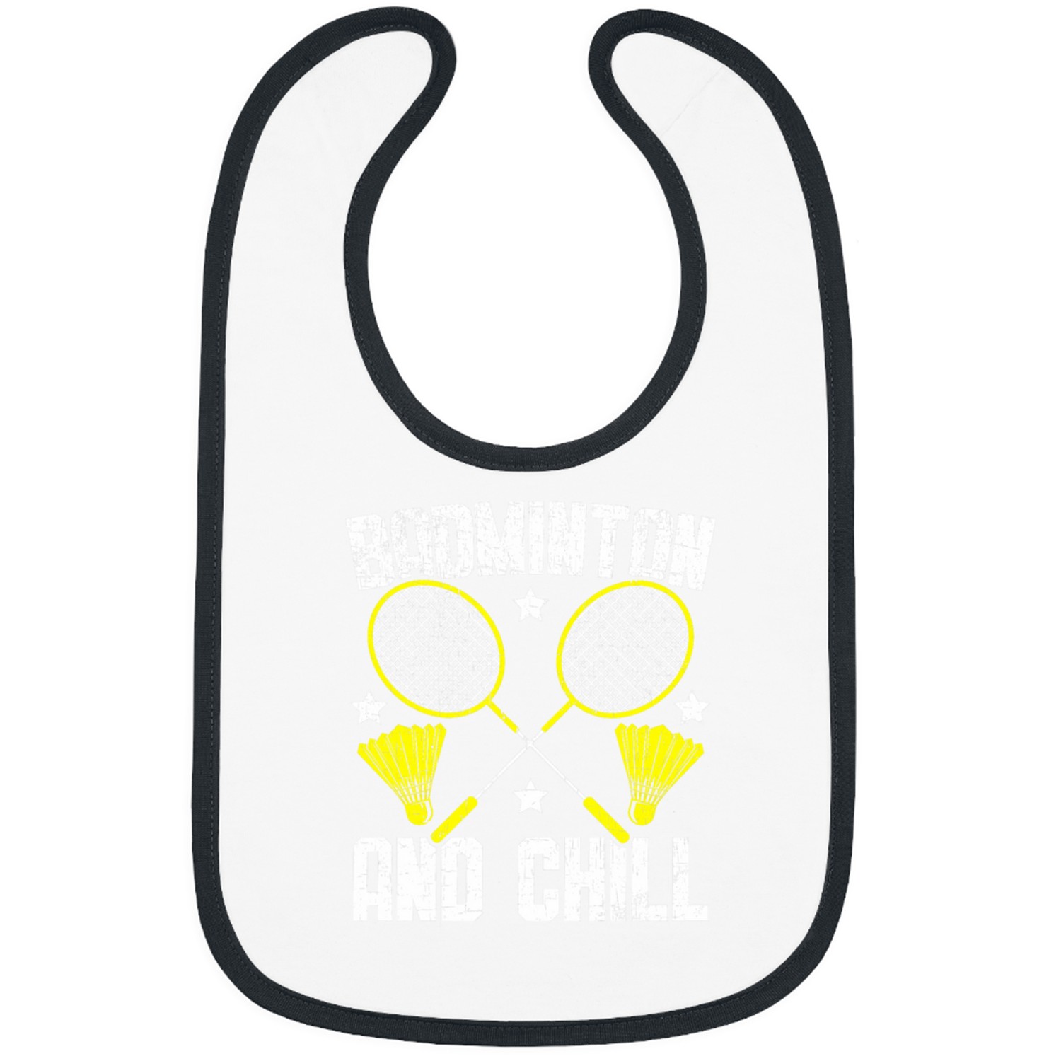 Badminton And Chill Player Coachs Racquet Sport Athlete Bibs