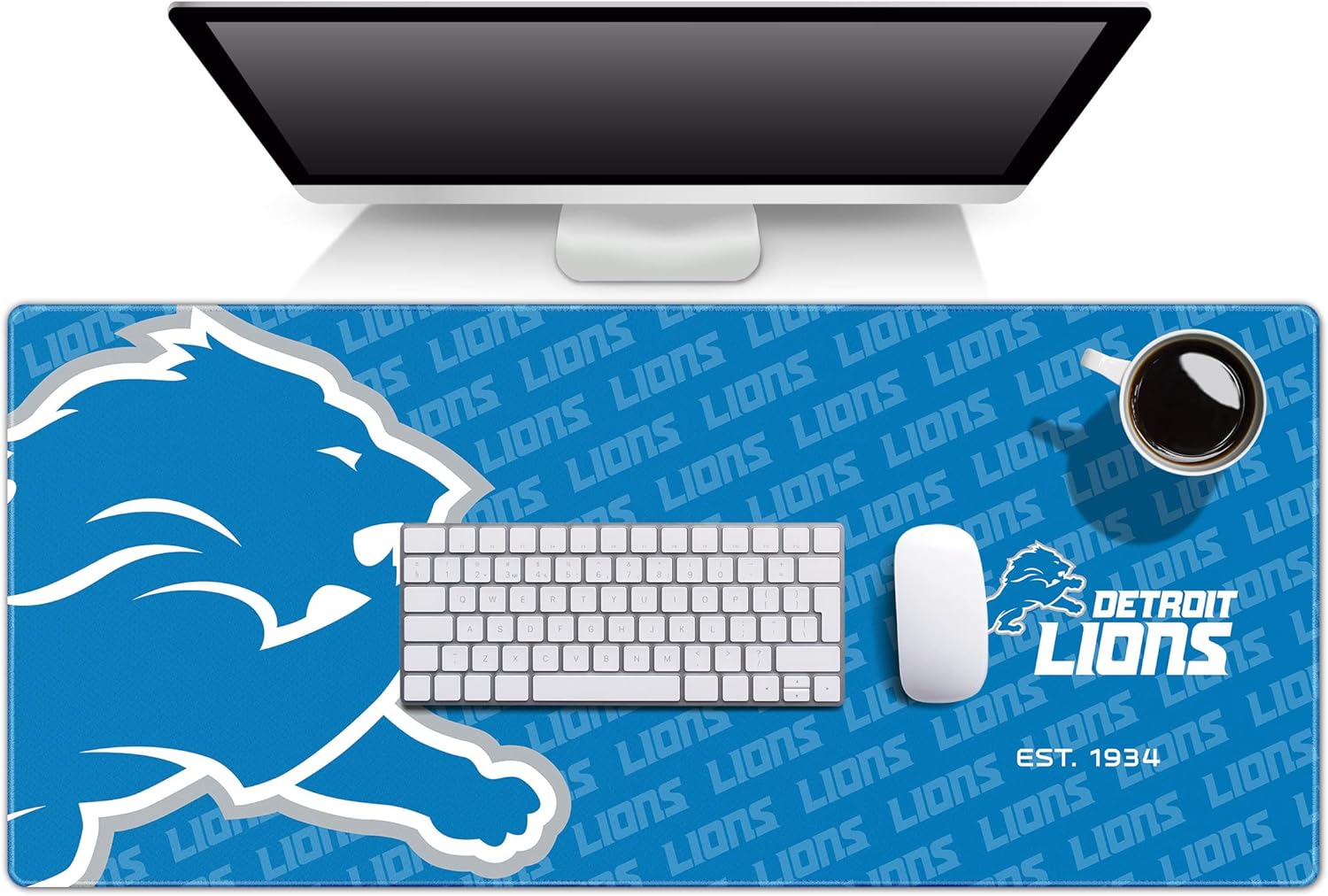 Football Detroit Lions Logo Series Desk Mat