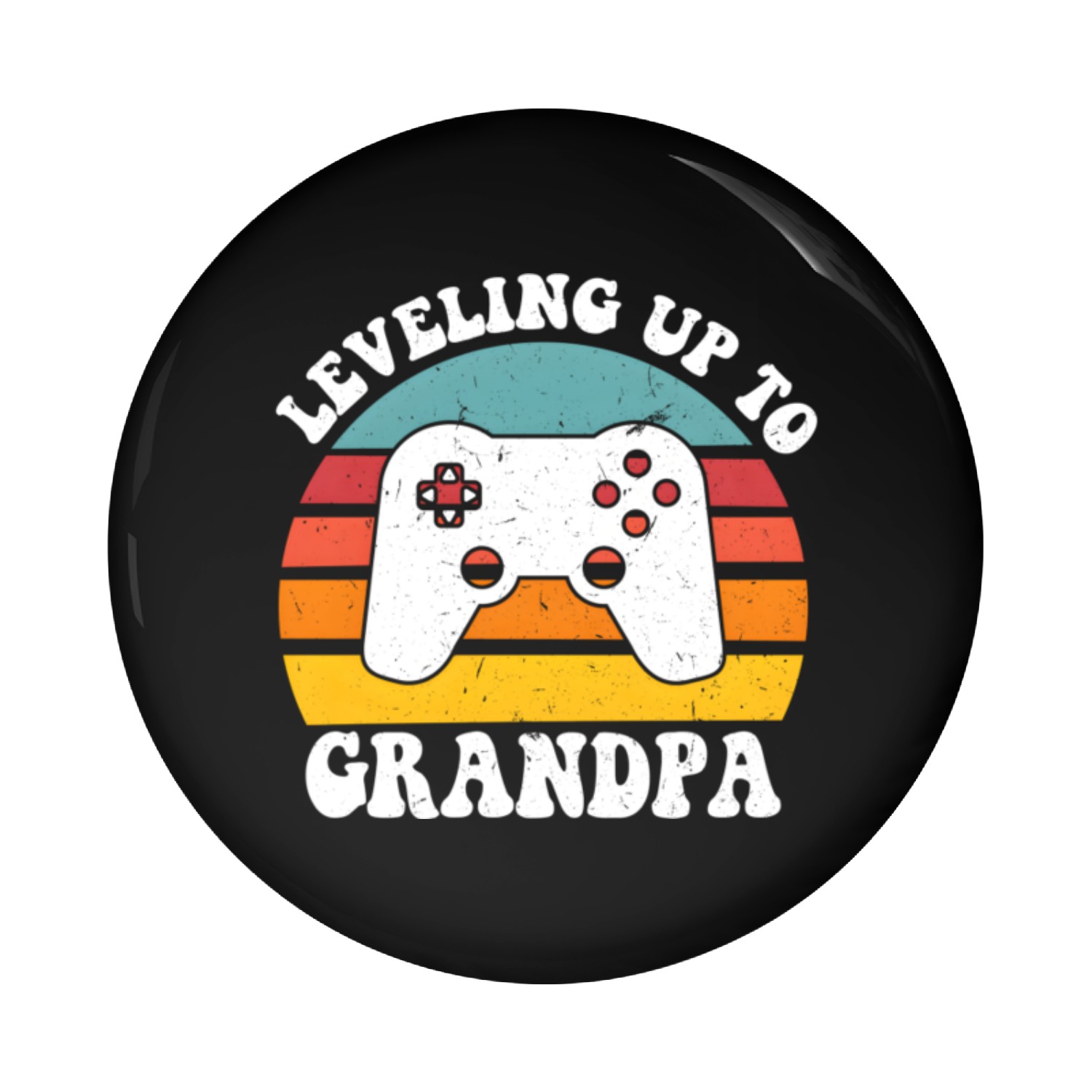 Leveling Up To Grandpa Grandpa Pin Buttons