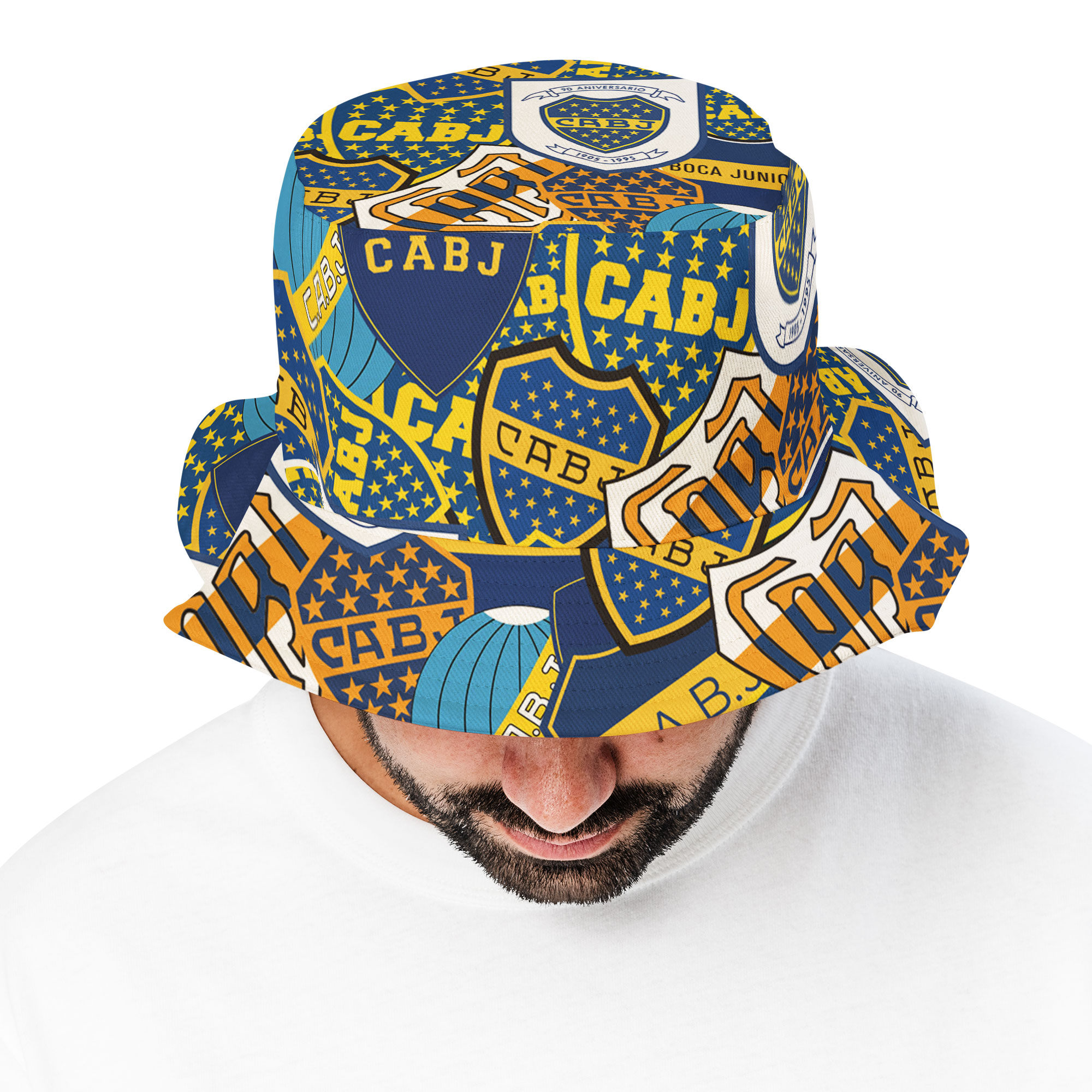 Boca Juniors Bucket Hat, Argentine Soccer Team Cap, La Boca Barracas Sports Fan Gift