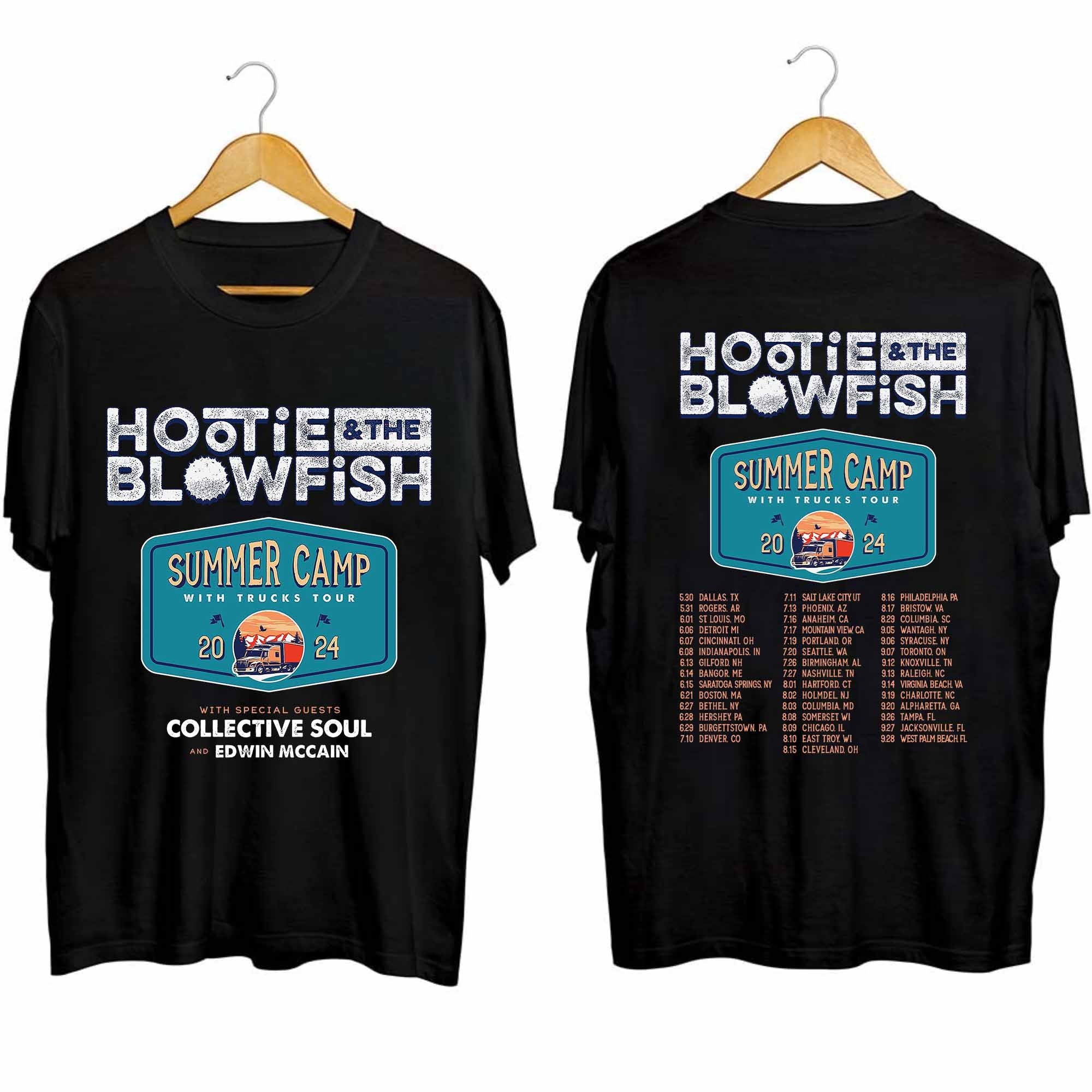 Hootie And The Blowfish - Summer Camp with Trucks Tour 2024 Shirt
