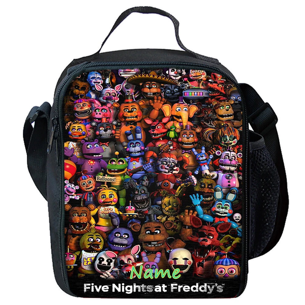 Personalised Five Nights At Freddy's FNAF Lunch Box Bag