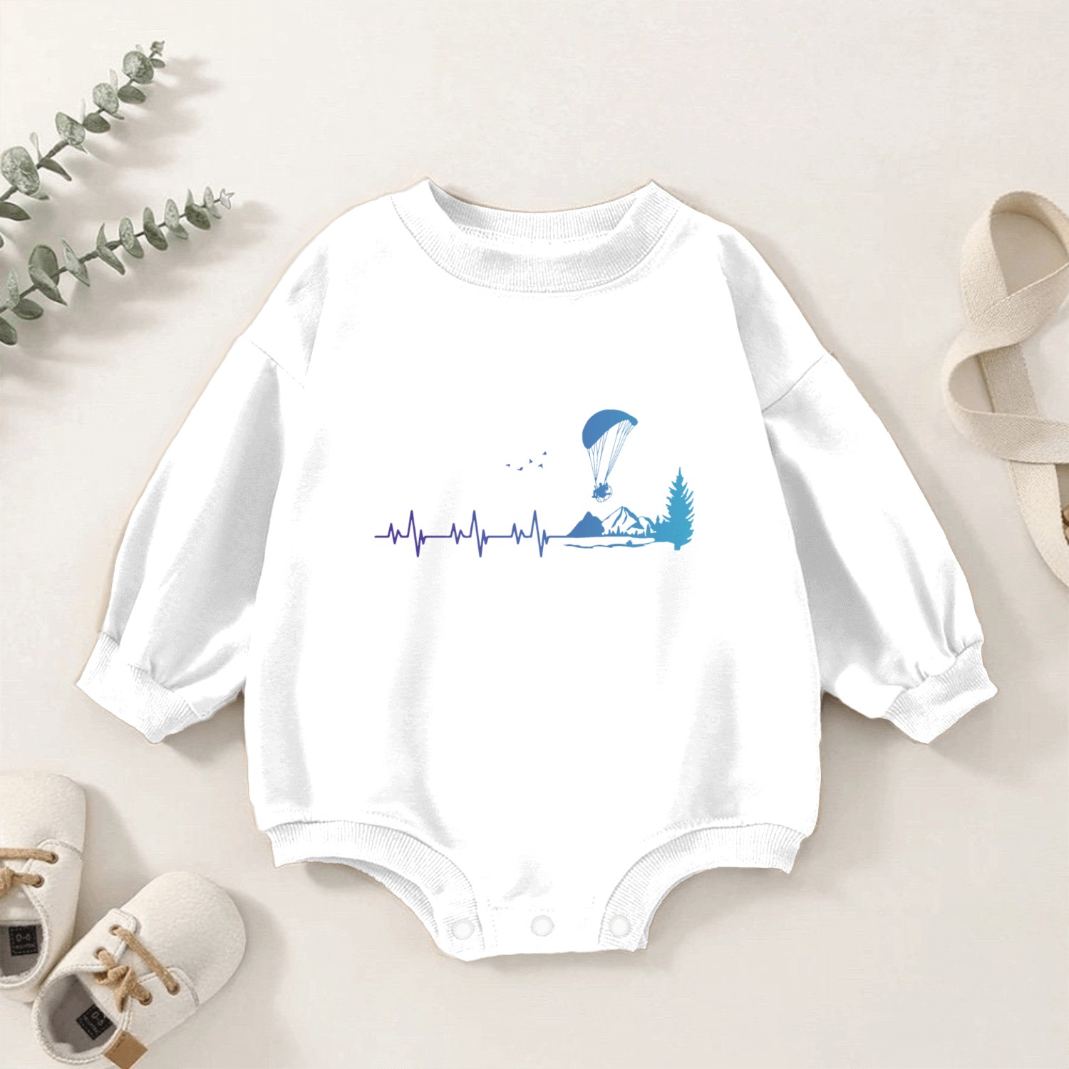 Paramotor - Nature Baby Romper Sweatshirts