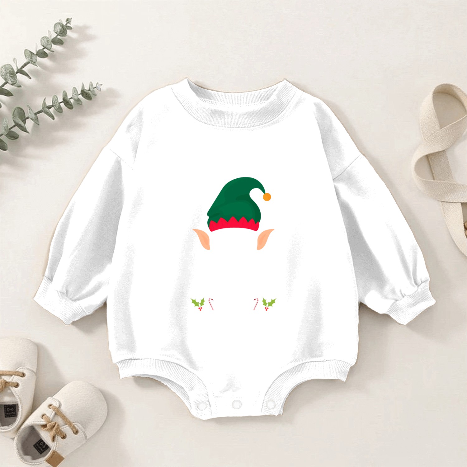 Christmas Pajamas Pajamas Sleep Baby Romper Sweatshirts