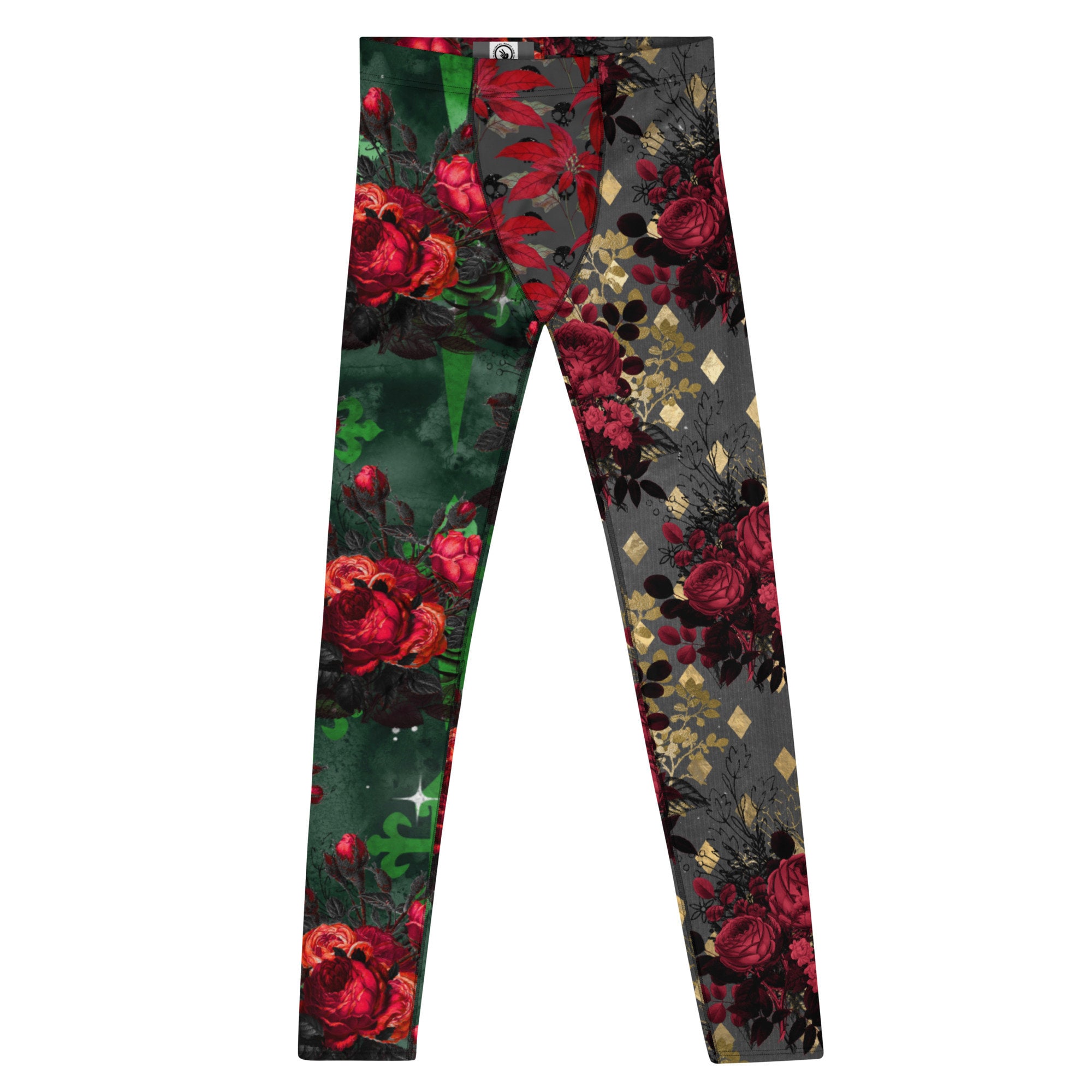 Men's Leggings, Ugly Christmas Holiday Men's Tights, Meggings, Men's Holiday Pants