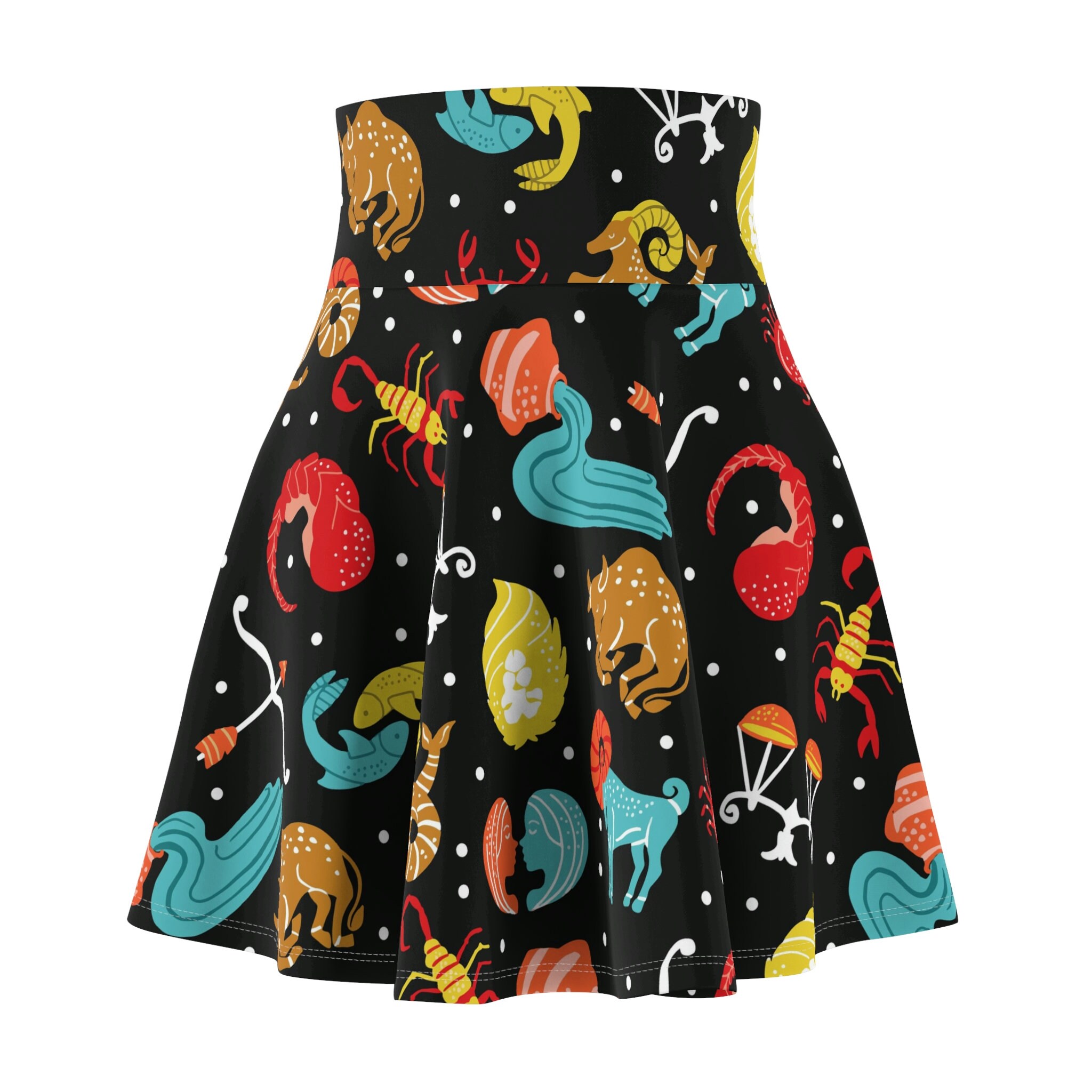 It's in the Stars Zodiac Astrology Women's Skater Skirt