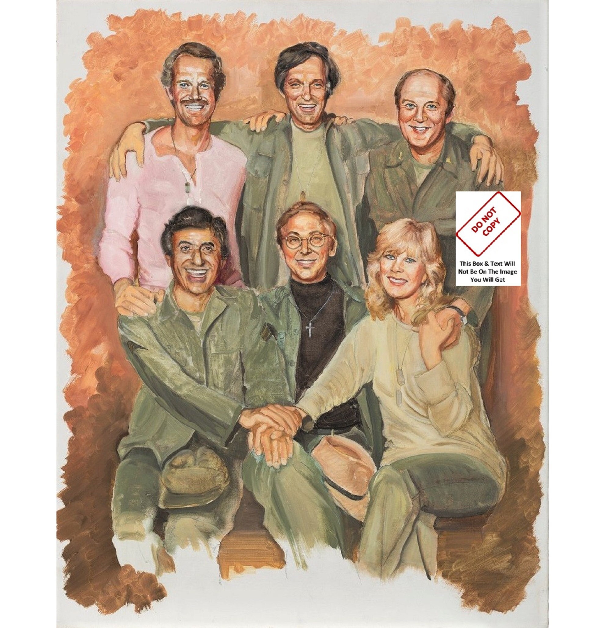 MASH Cast Vintage Classic TV Series Movie Poster | Wall Decor | Fans Collection | Wall Art | Art Poster