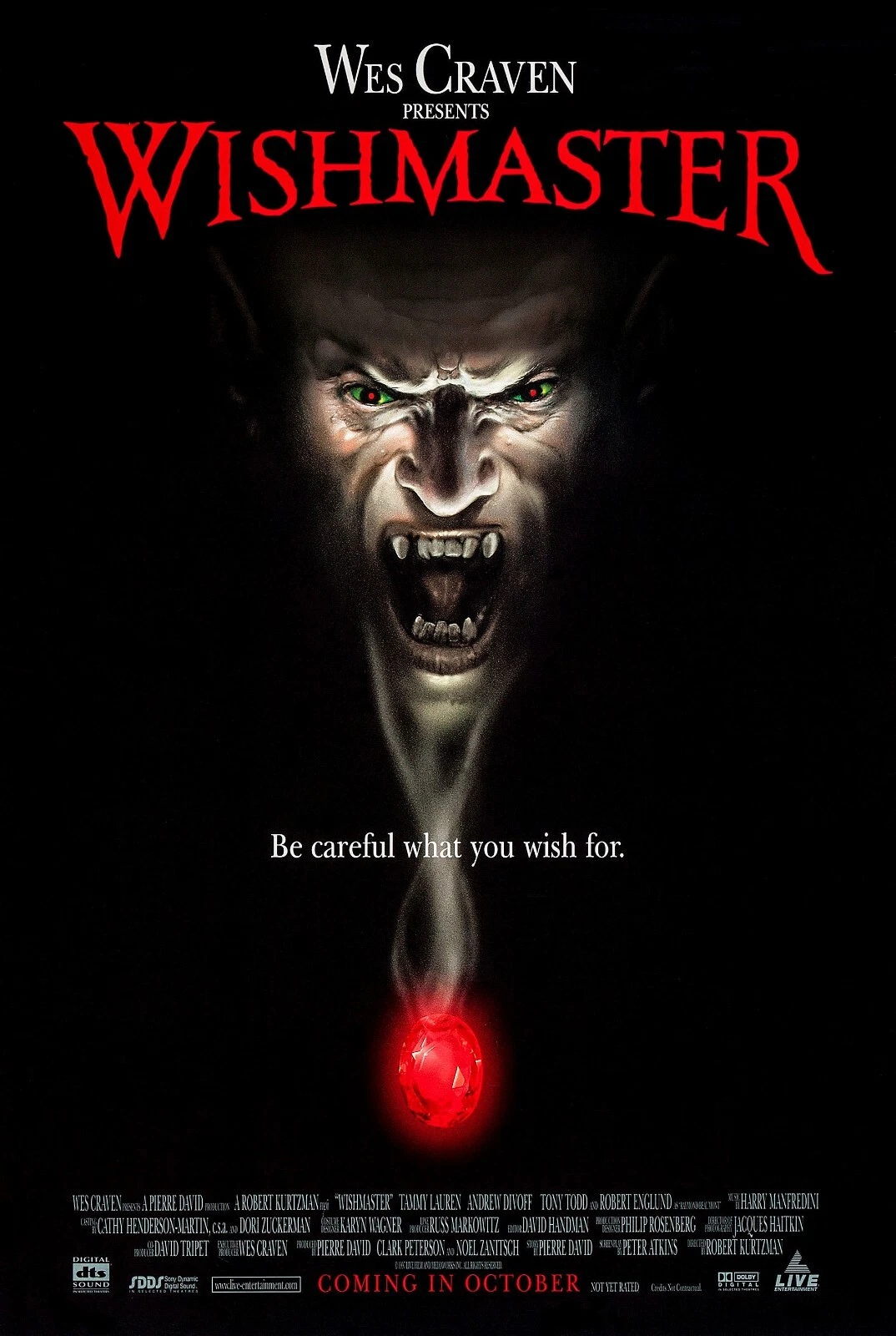 Wishmaster Movie Poster Vertical Premium Matte