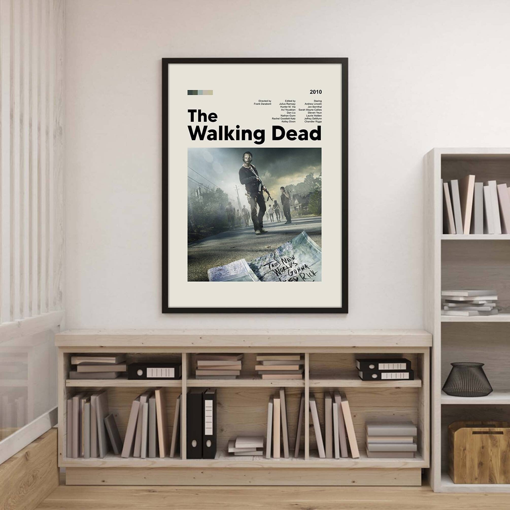 The Walking D Poster The Walking D Minimal Poster Walking D Vintage Poster