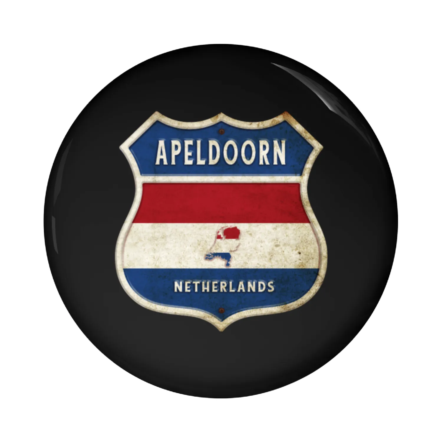 Apeldoorn Netherlands coat of arms design Pin Buttons