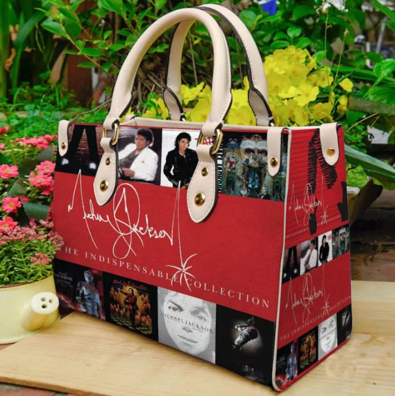 Michael Jackson Leather Handbags, King Of Pop Bags, Michael Jackson Lovers Handbag, Shopping Bag