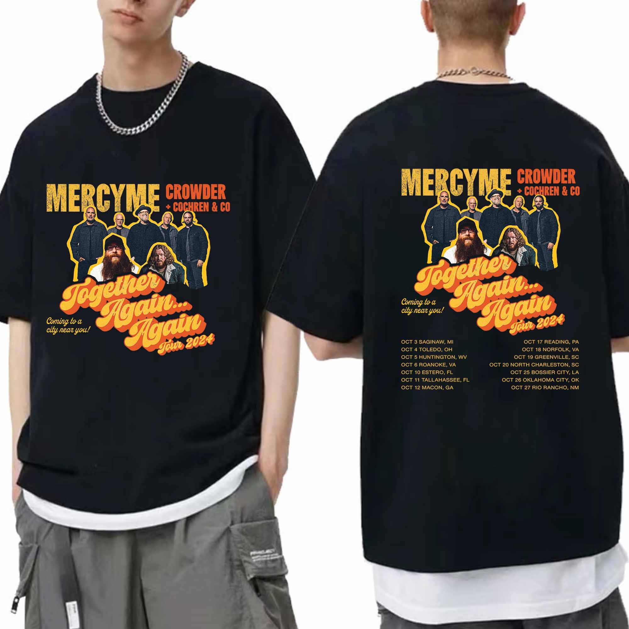 MercyMe Together AgainAgain Tour 2024 Shirt