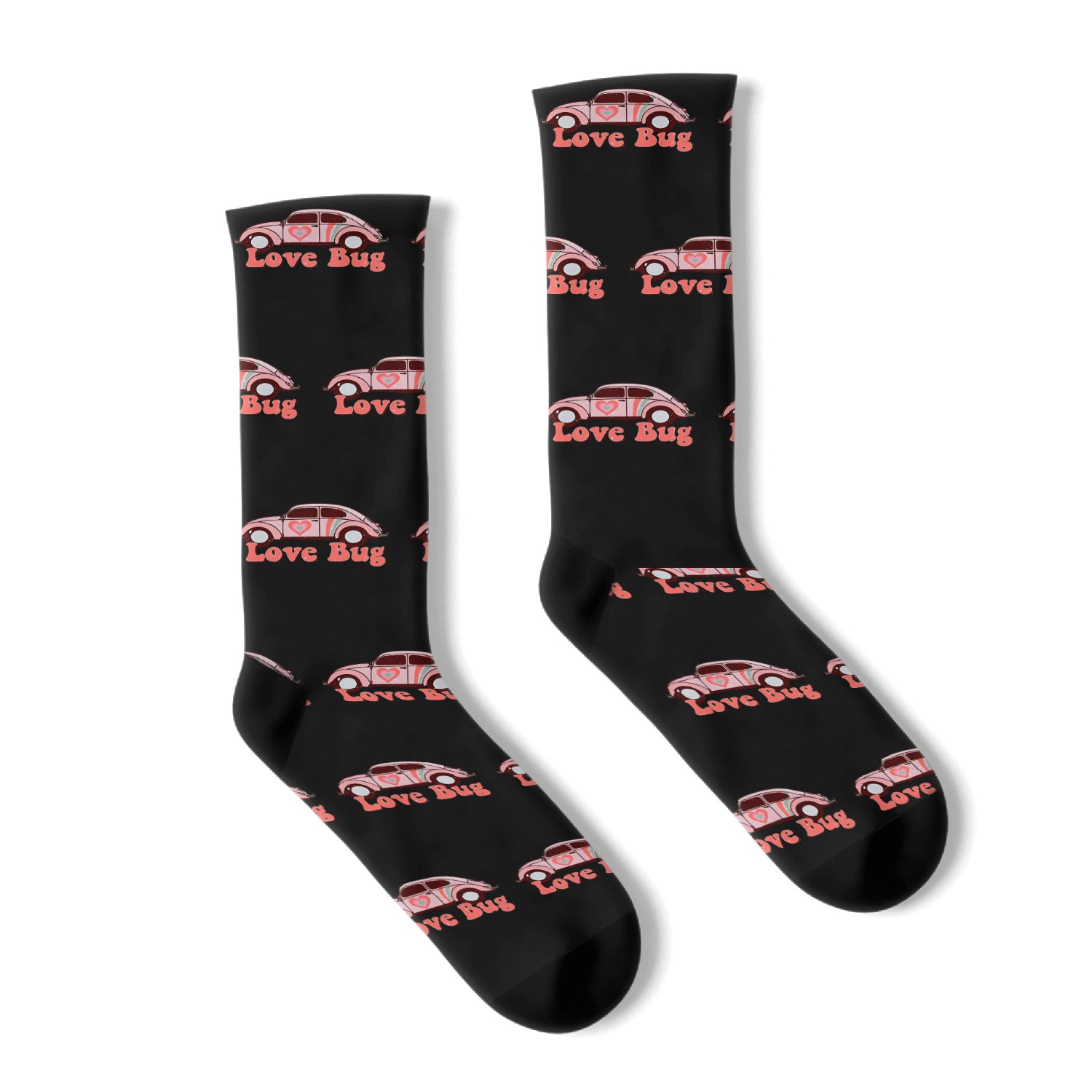 Love Bug Socks, Vintage Car Socks, Car Socks, Vintage Car Lover Socks