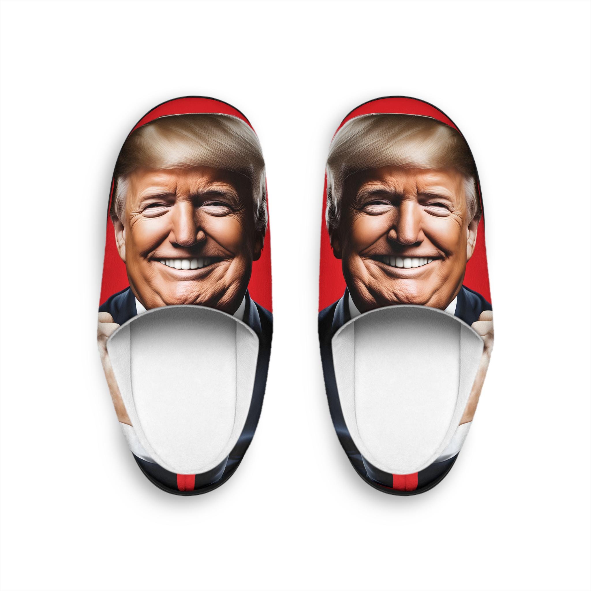 Donald Trump Slippers Mens Slippers Trump Slippers Trump 2024 Apparel Gift for Dad Maga Conservative