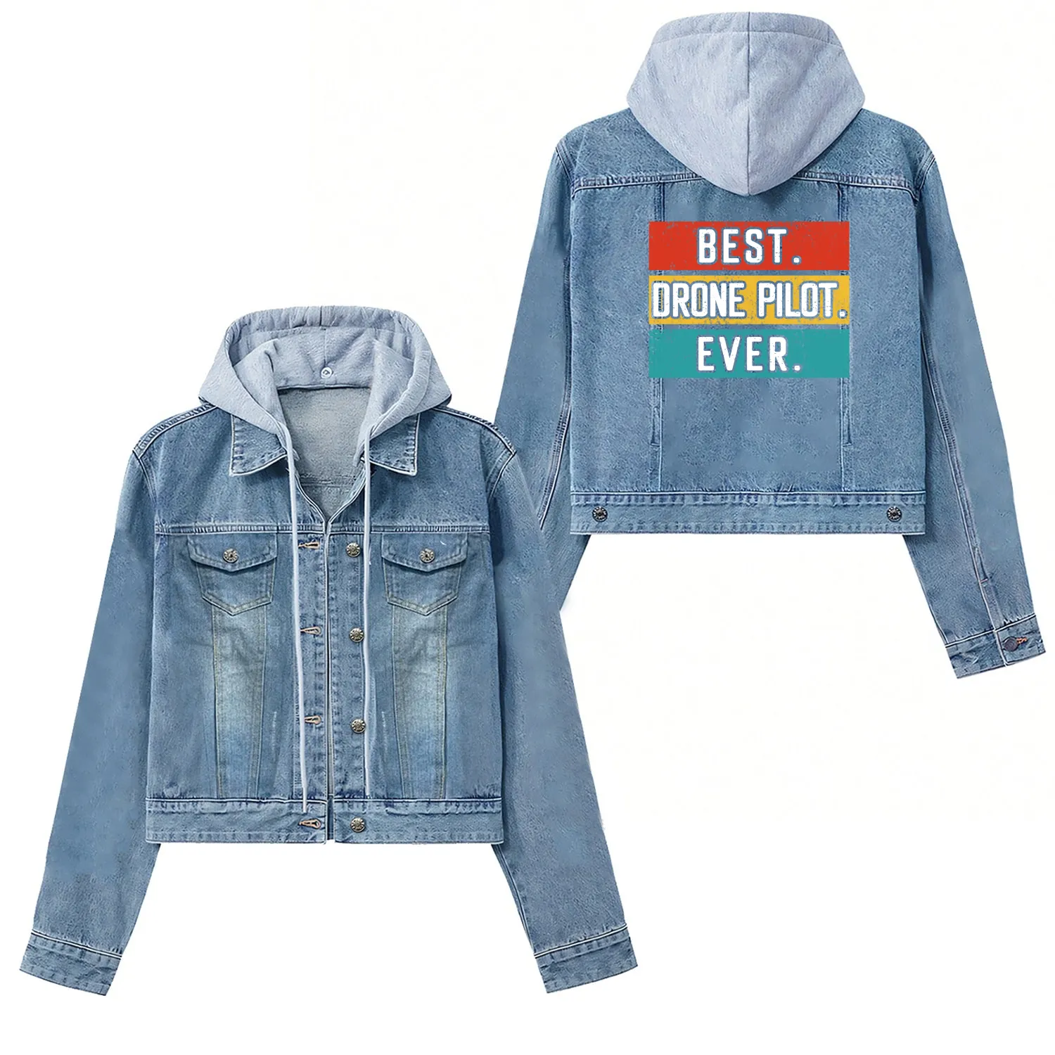 Best Drone Pilot Ever Women's Denim Jackets