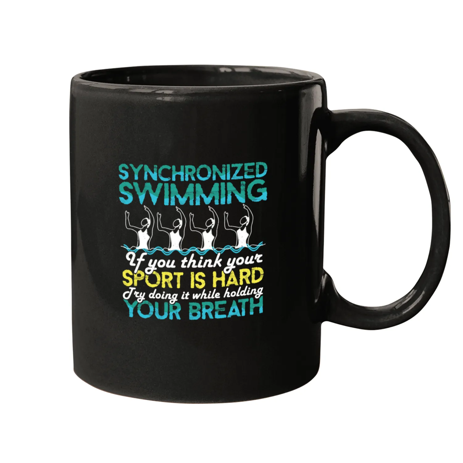 Swimming Pool Synchronized Swimming Synchro Swimmer Artistic Mugs