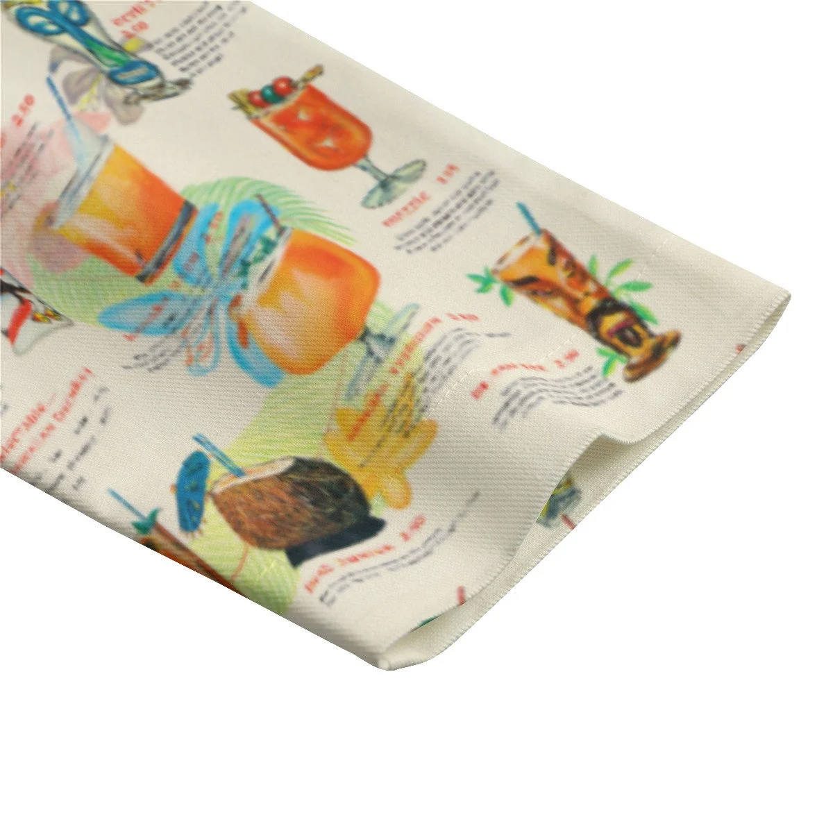 Retro Tiki Drink Menu Casual Blazer, Women Suit Jacket, Gift For Her