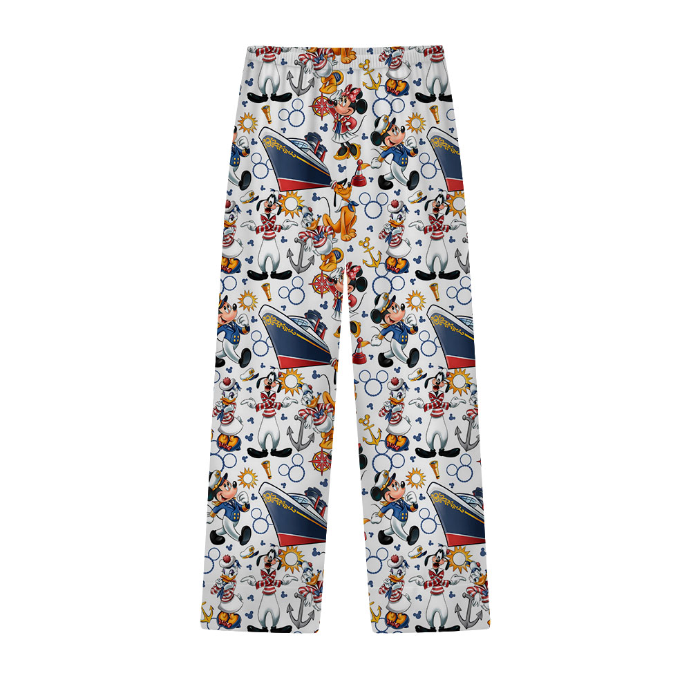 Nautical Character Cruise Pants, Women's Day Gift, Mother's Day Gift
