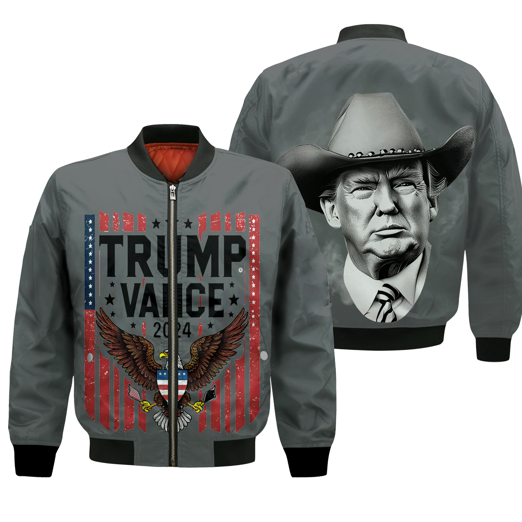 Donald Trump JD Vance Cowboys Men's Bomber Jacket