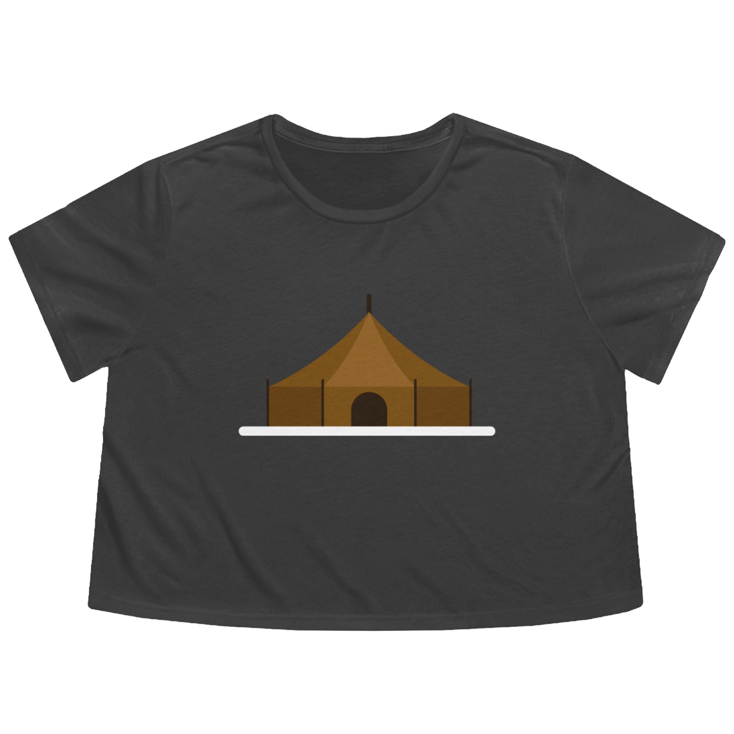 big tent Flowy Cropped Tees