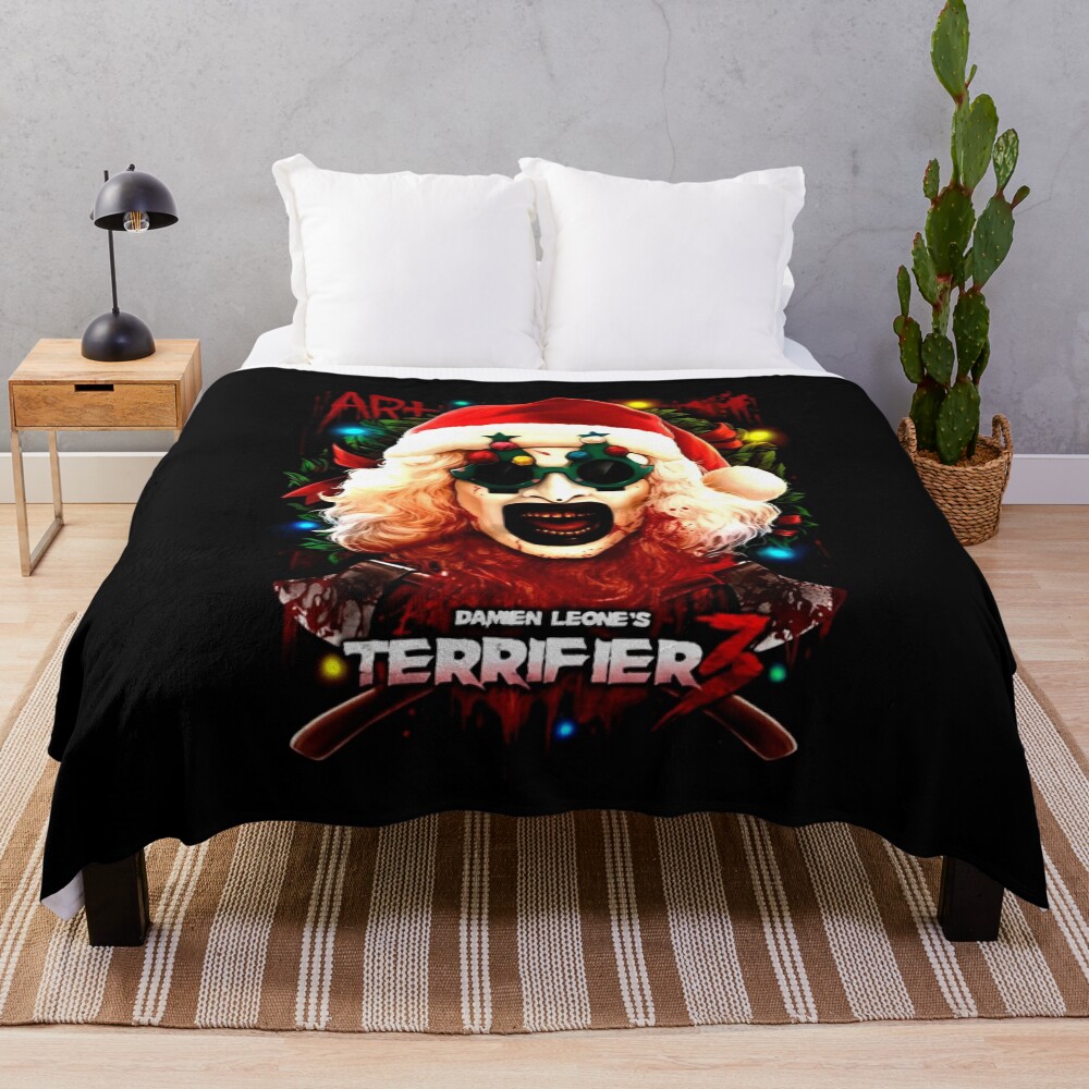 Yuletide Clown The Christmas 2024 Throw Blanket