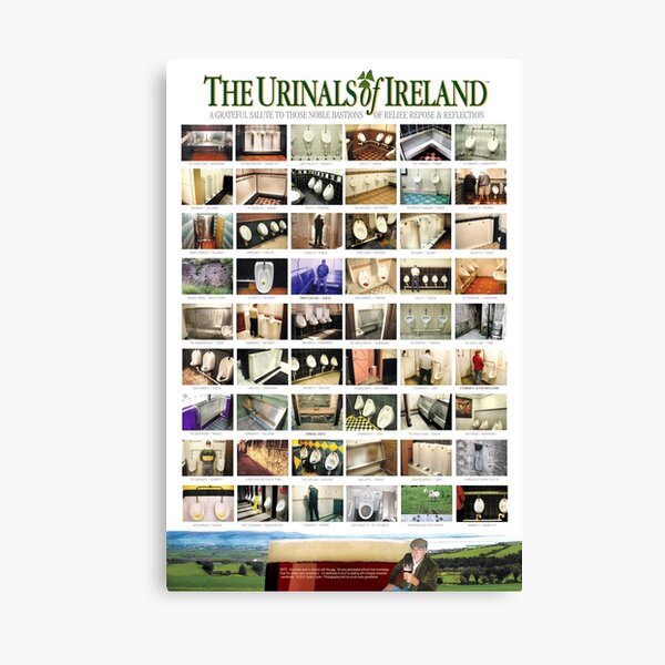 The Urinals of Ireland Poster Canvas