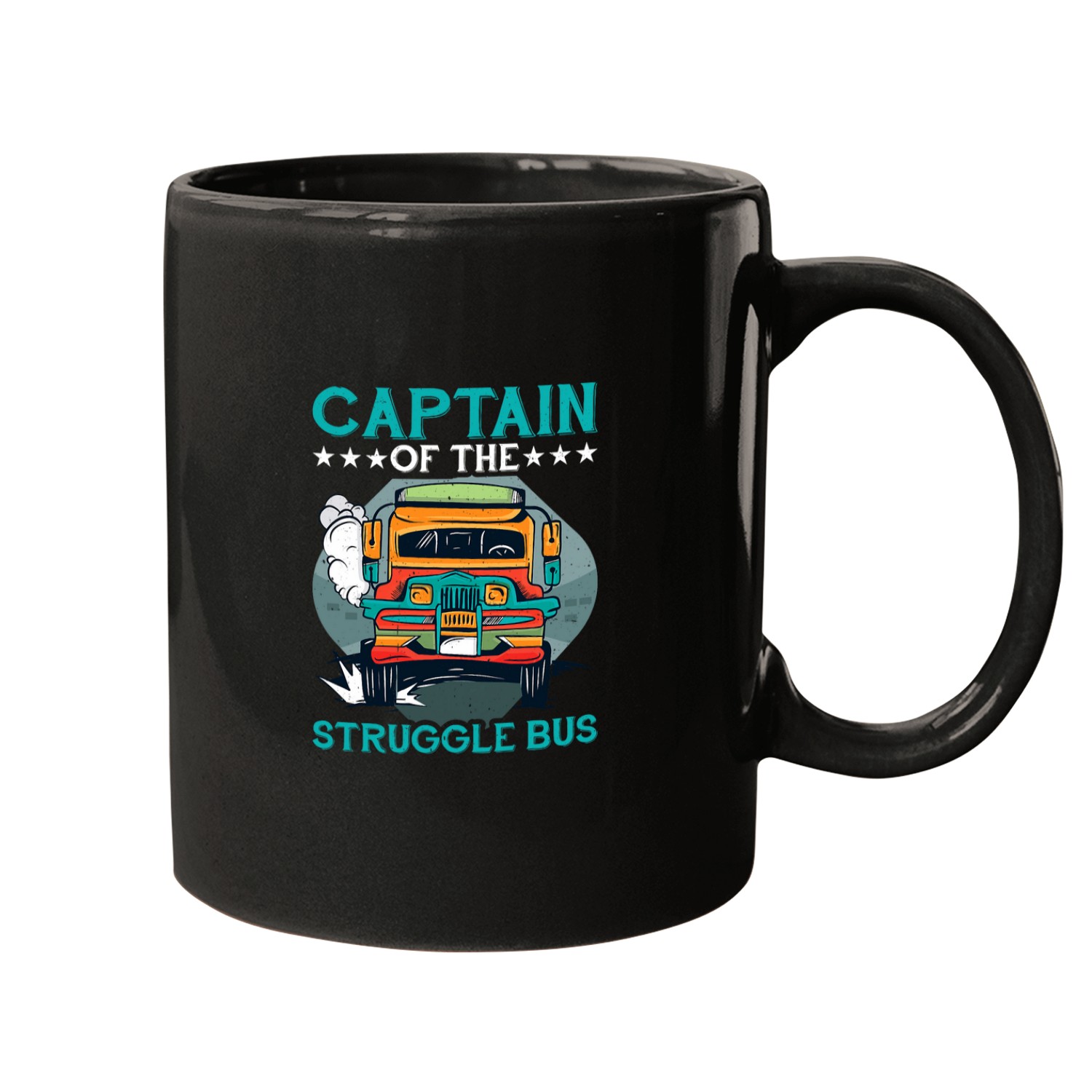 Captain Of The Struggle Bus 2 Mugs