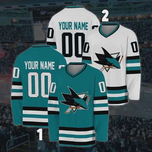 Personalized San Jose Sharks Hockey Shirt For Men With Fan Hockey