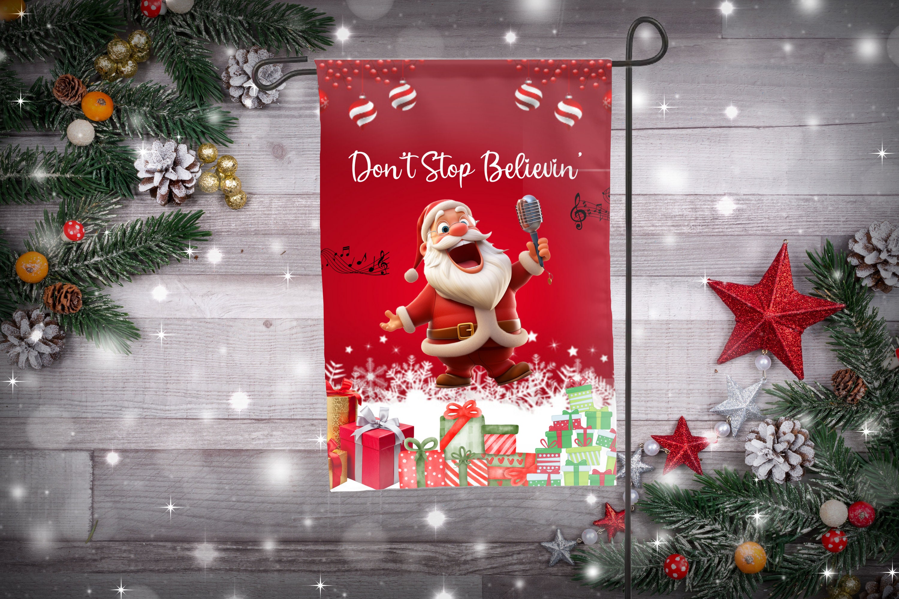Christmas Garden Flag