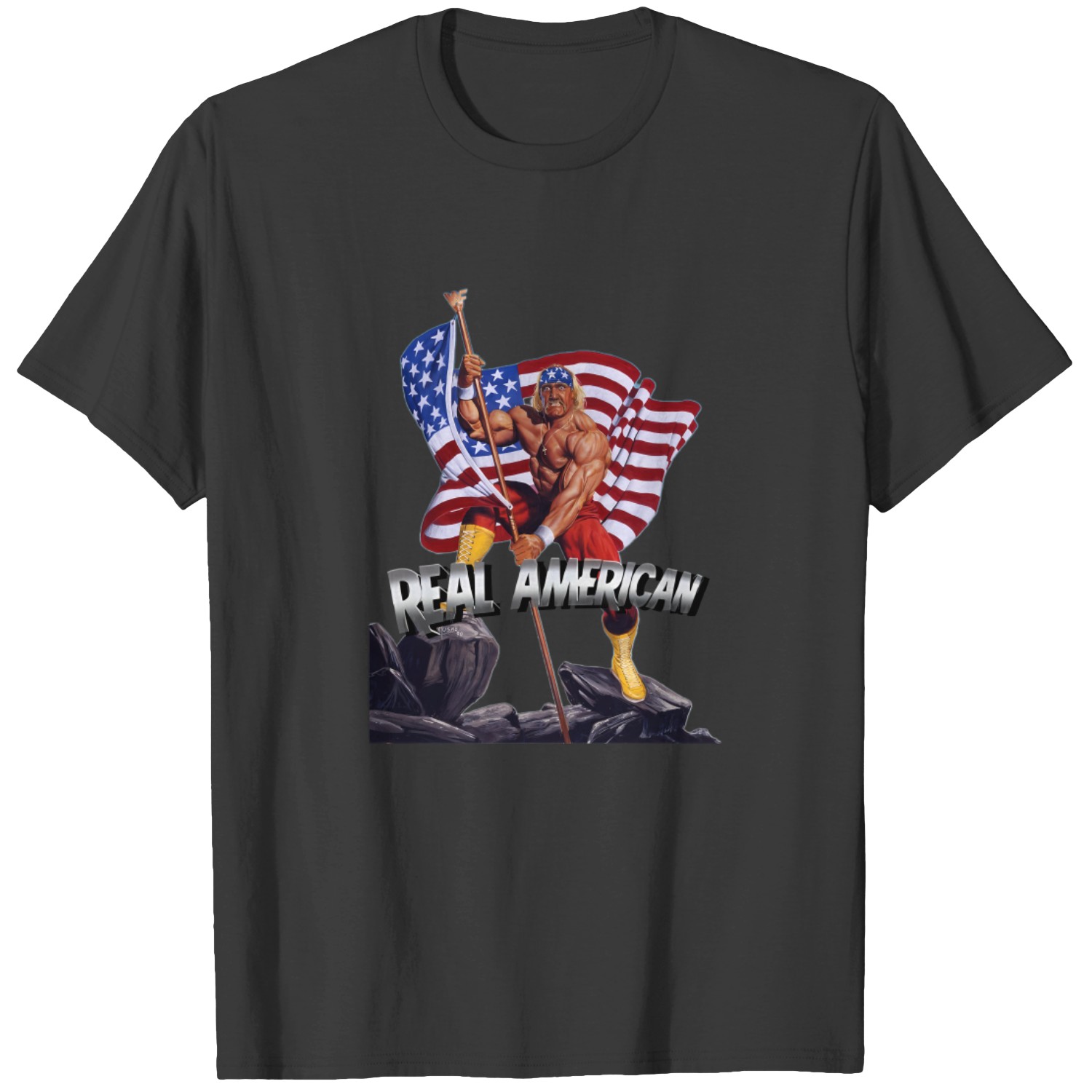 Hulk Hogan Real American Tee Shirt