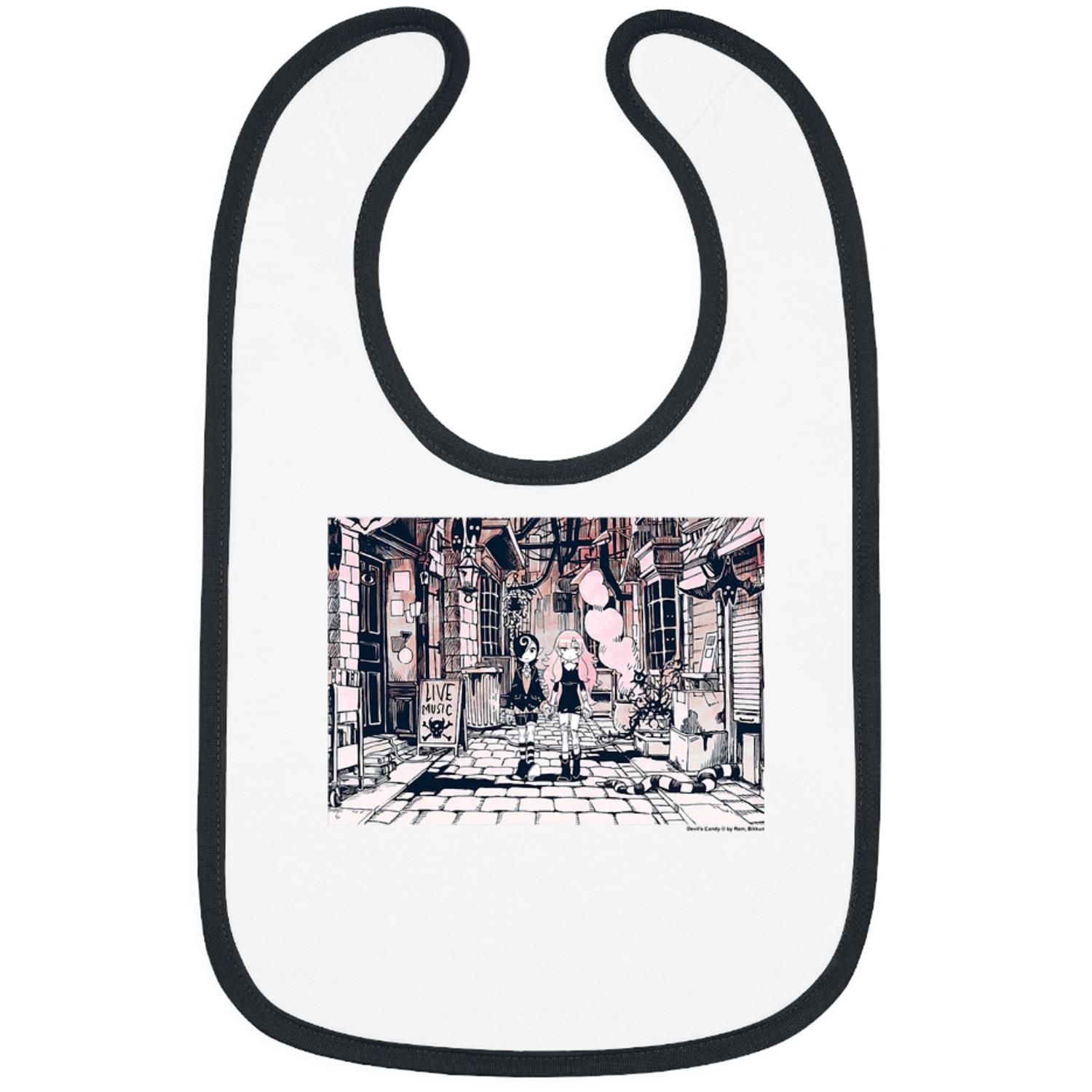 Devils Candy Kazu Pandora Alley Walk Manga Panel Bibs