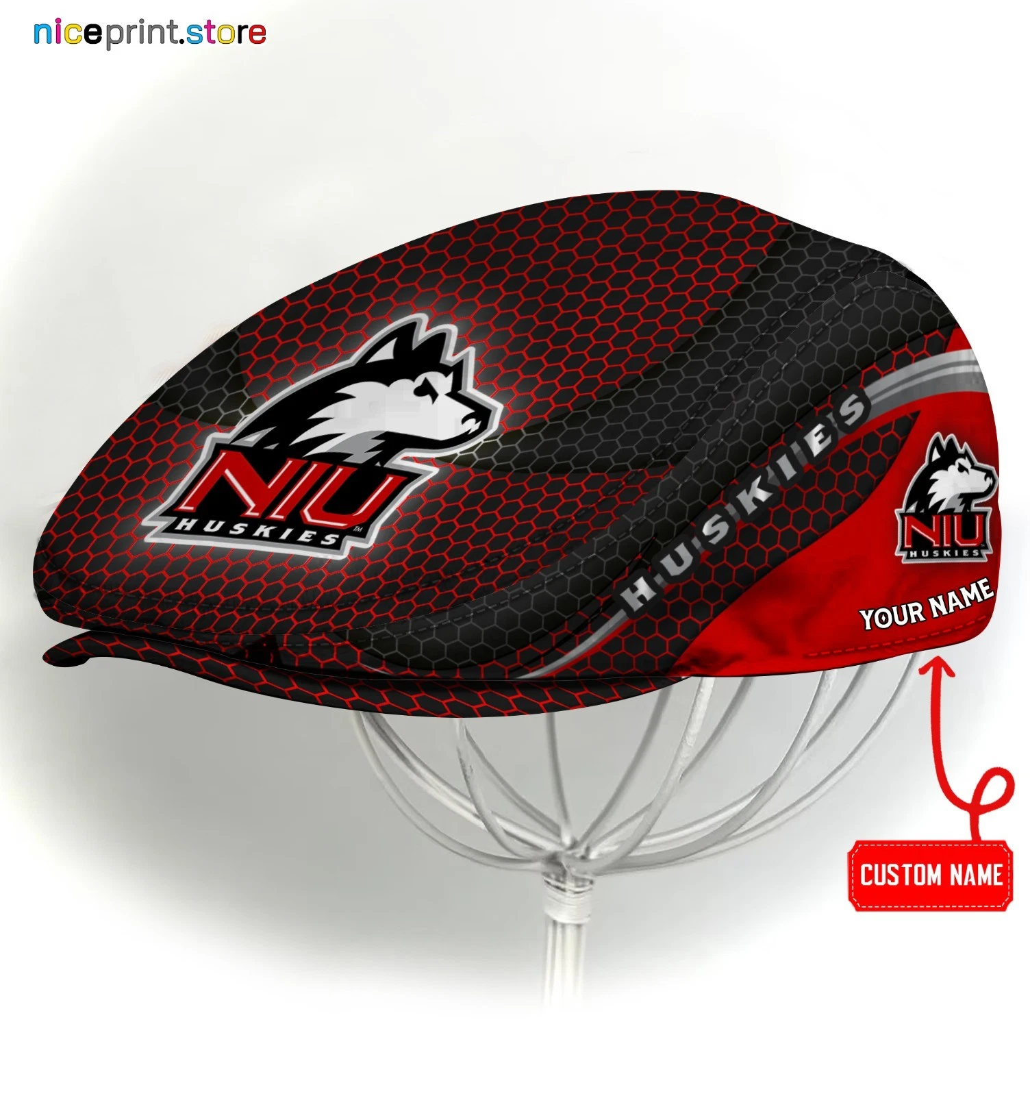 Northern Illinois Team Huskies Jeff Cap NCAA Driver Cap Golf Cap NCAA Flat cap