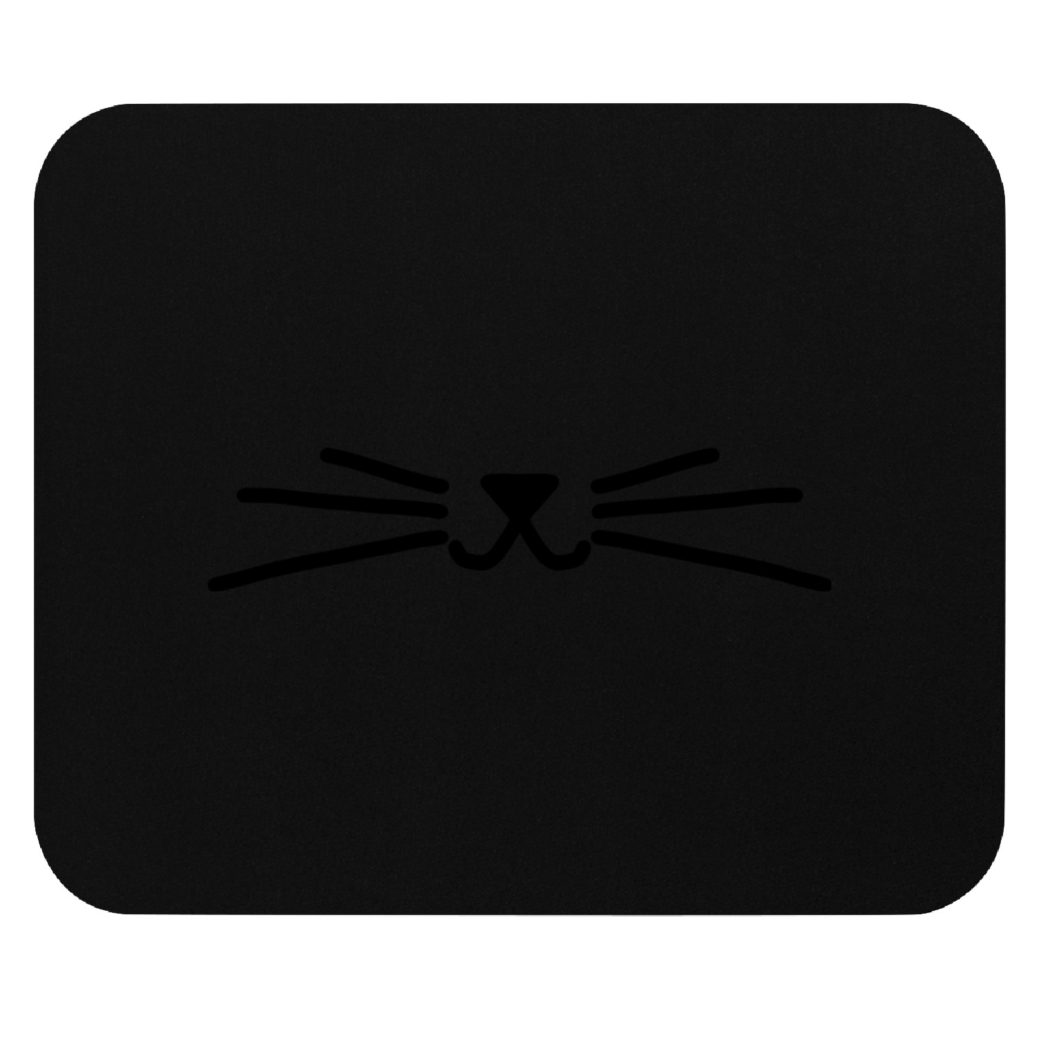 n95 sticker: kitty cat whiskers 2 Mouse Pads