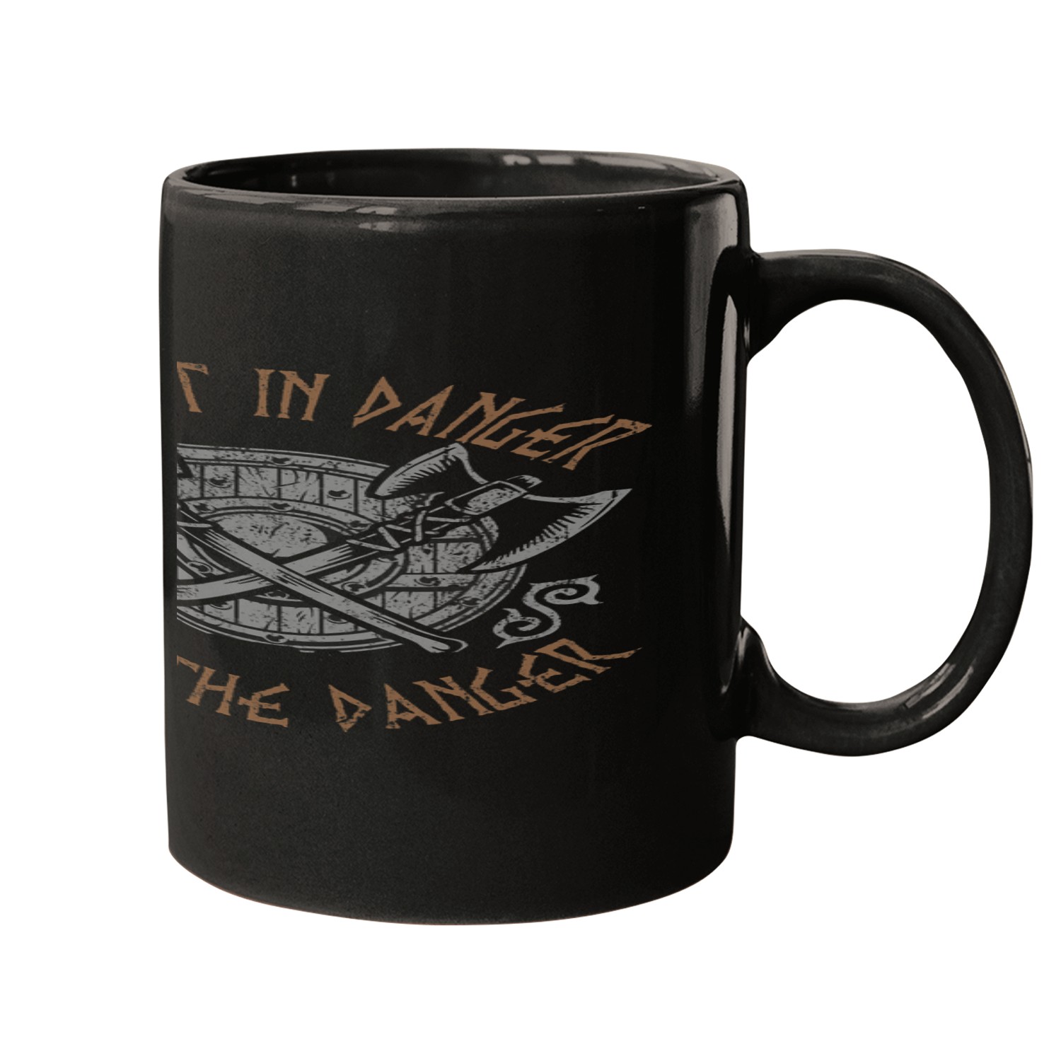 Im Not In Danger I am The Danger Viking Mugs