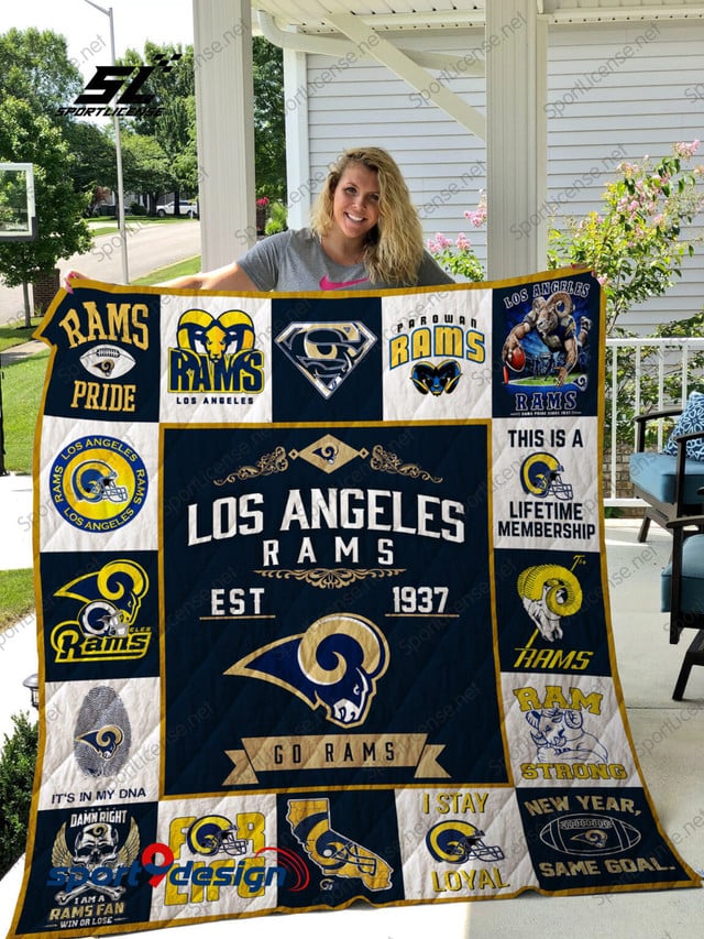 Los Angeles Rams Blanket And Quilt Gift For Fans