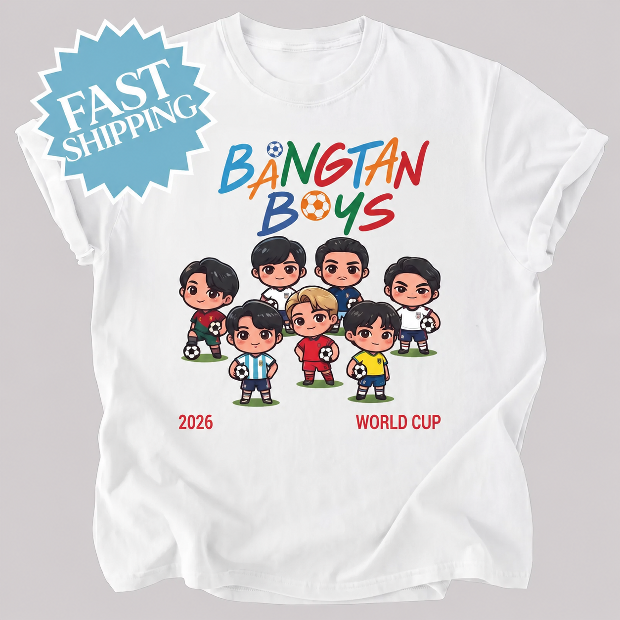 BTS World Cup 2026 Shirt, Kpop 2026 Concert Tee, Gift For Fans