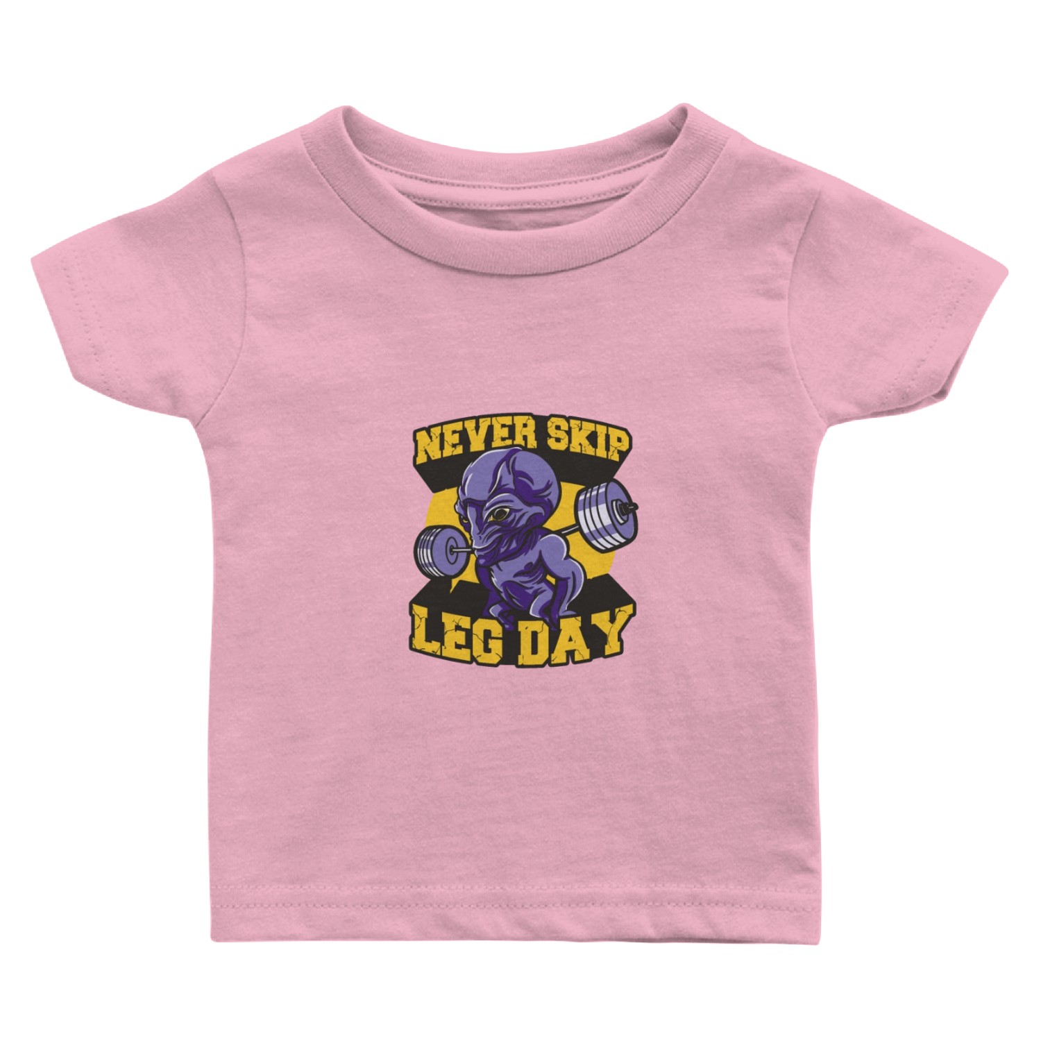 Muscle Alien Baby T Shirts