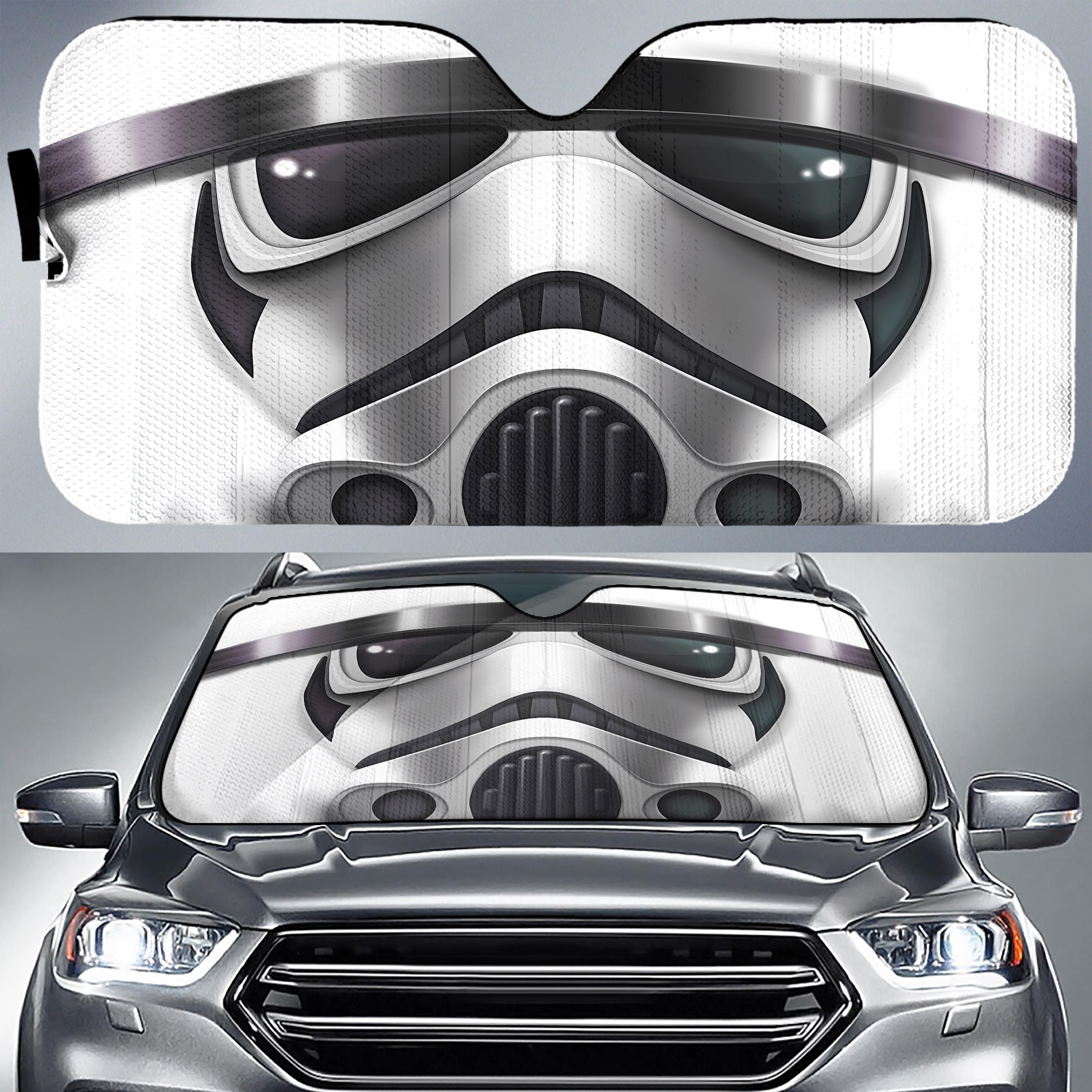 Stormtrooper Cars Sunshade, Starwars Stormtrooper Cars Windshield, Starwars Car Accessories, Movie Fan Gift, Galaxy's Edge Gift