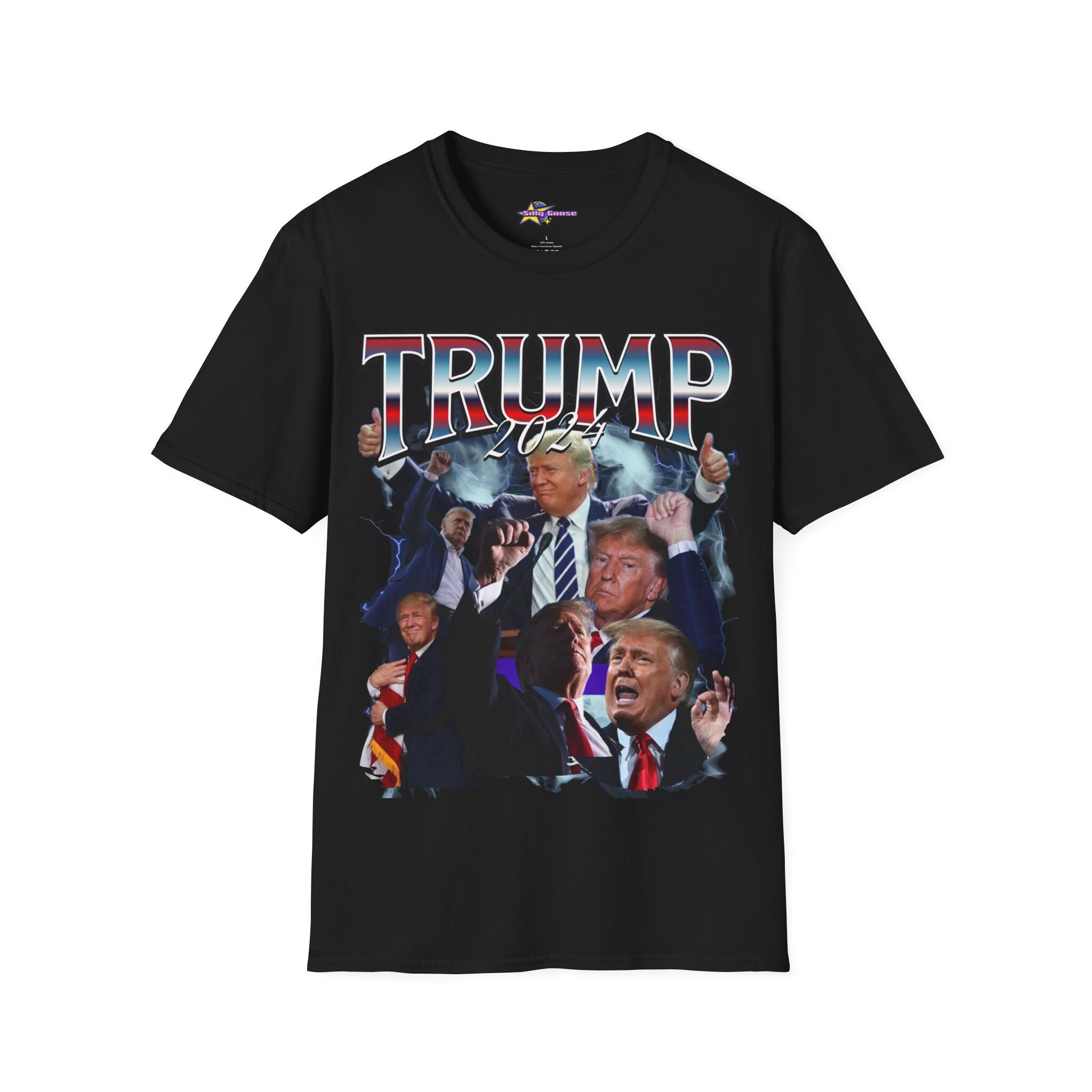 Trump 2024 90s Rap Bootleg Soft Style T-shirt