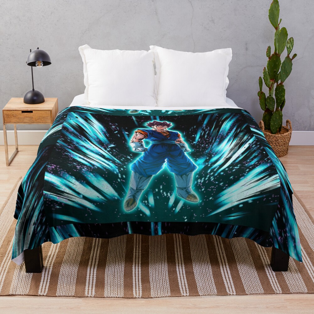 Vegito Super Throw Blanket, Gift for Fan, for All Age