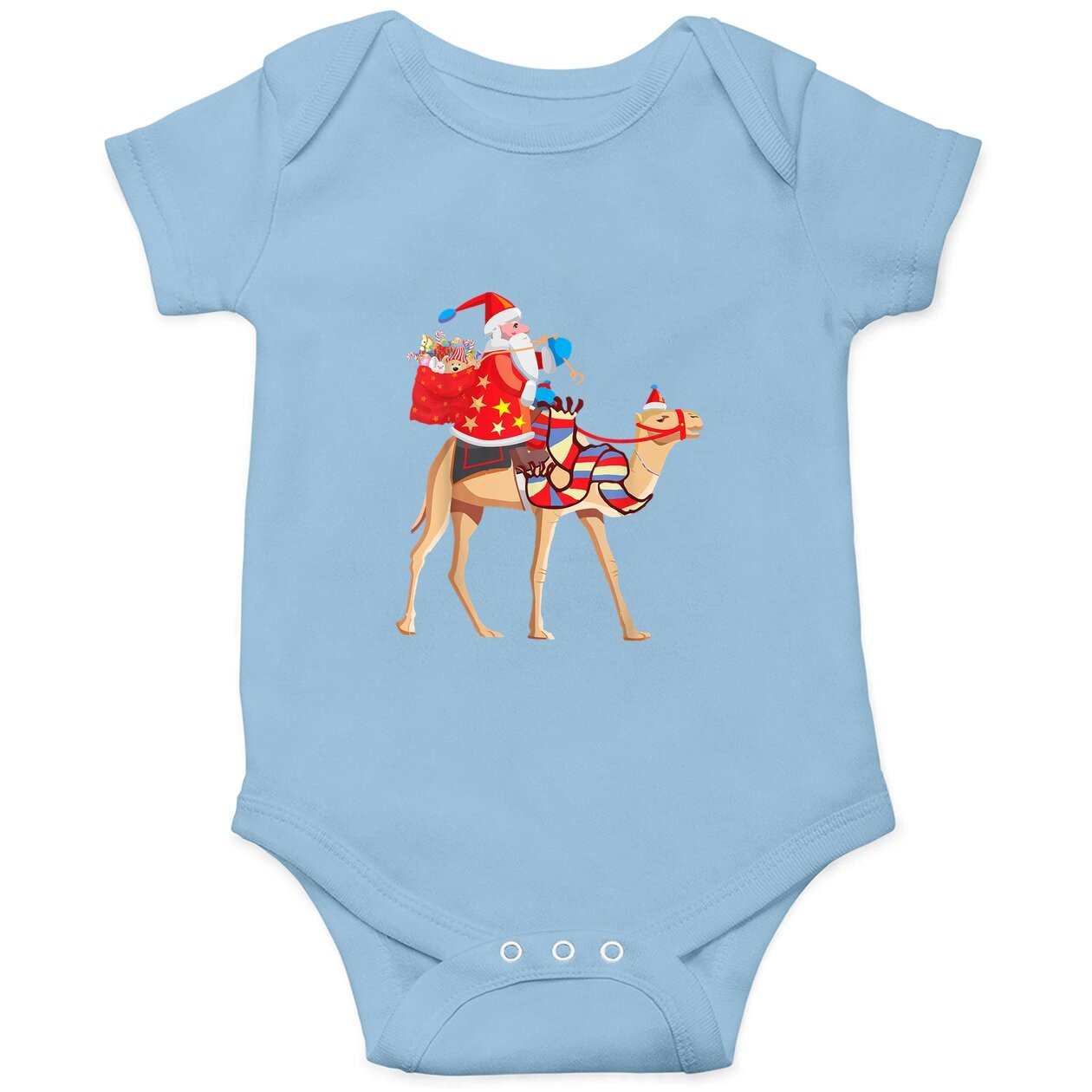 Christmas Camel Baby Bodysuit