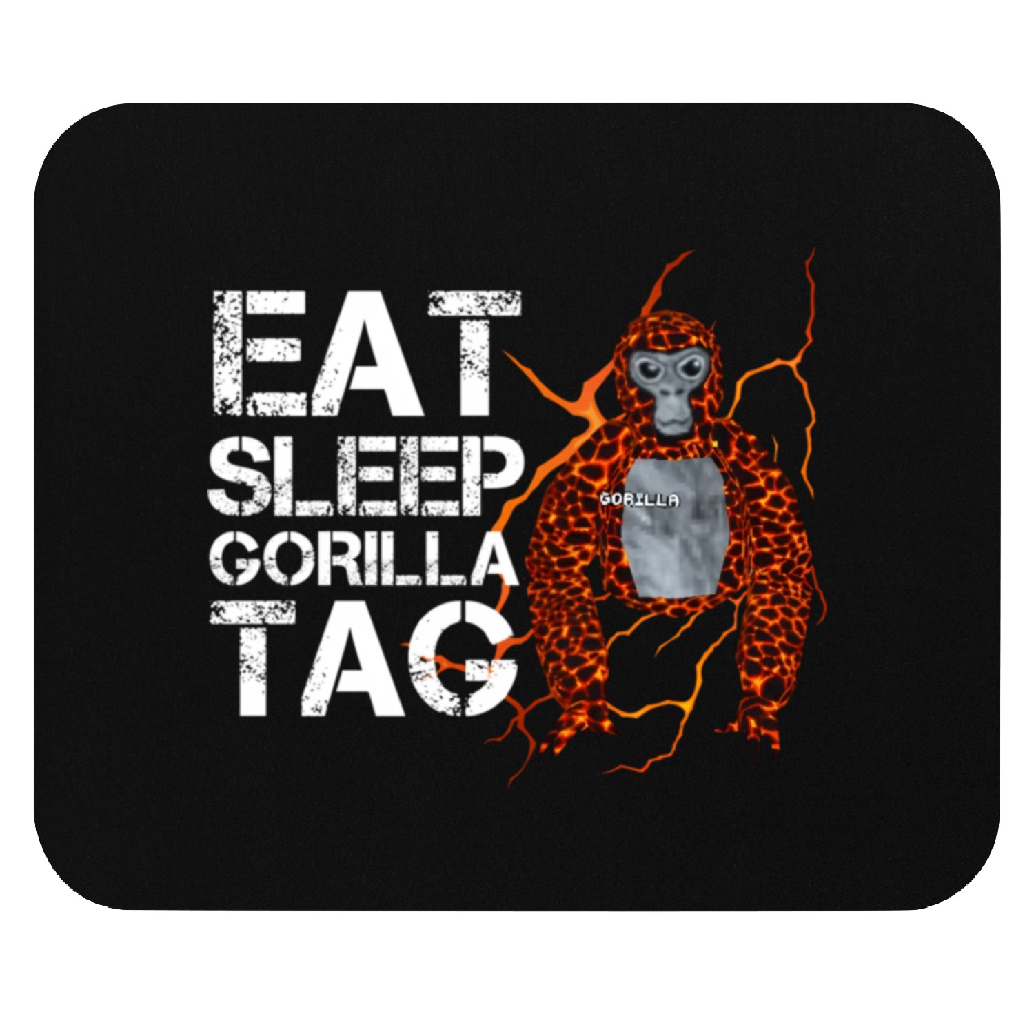 Gorilla Tag Vr Gamer Mouse Pads For Teen Eat Sleep