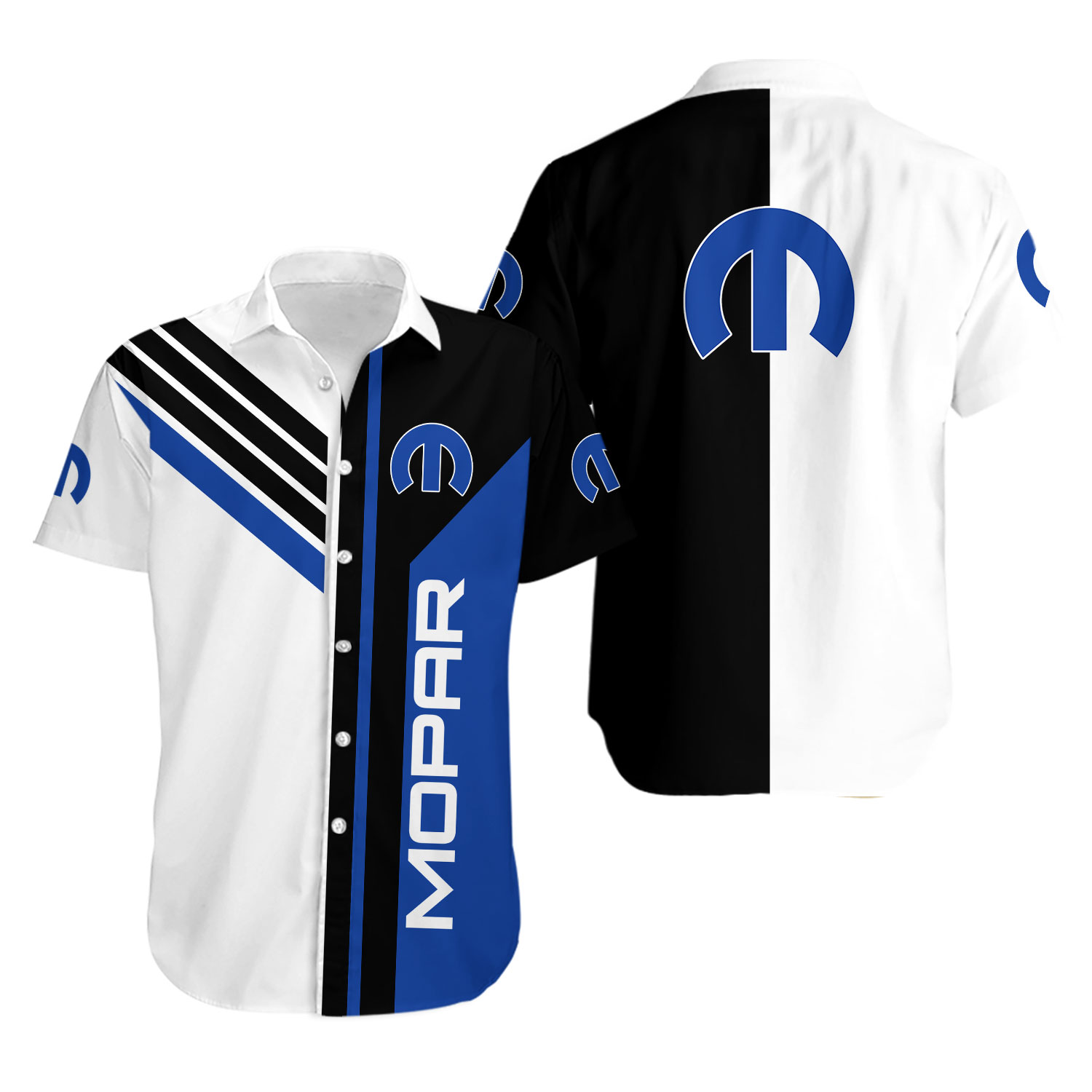 Custom Name Mopar Logo Hawaiian Shirt 2025