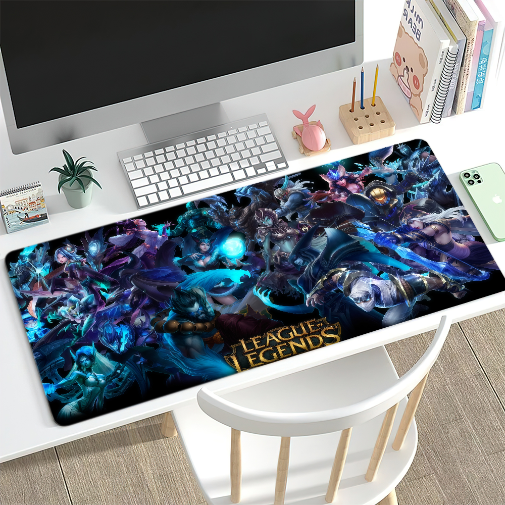 Game L-League of Large Desk Mat Keyboard PC Battle Non-slip