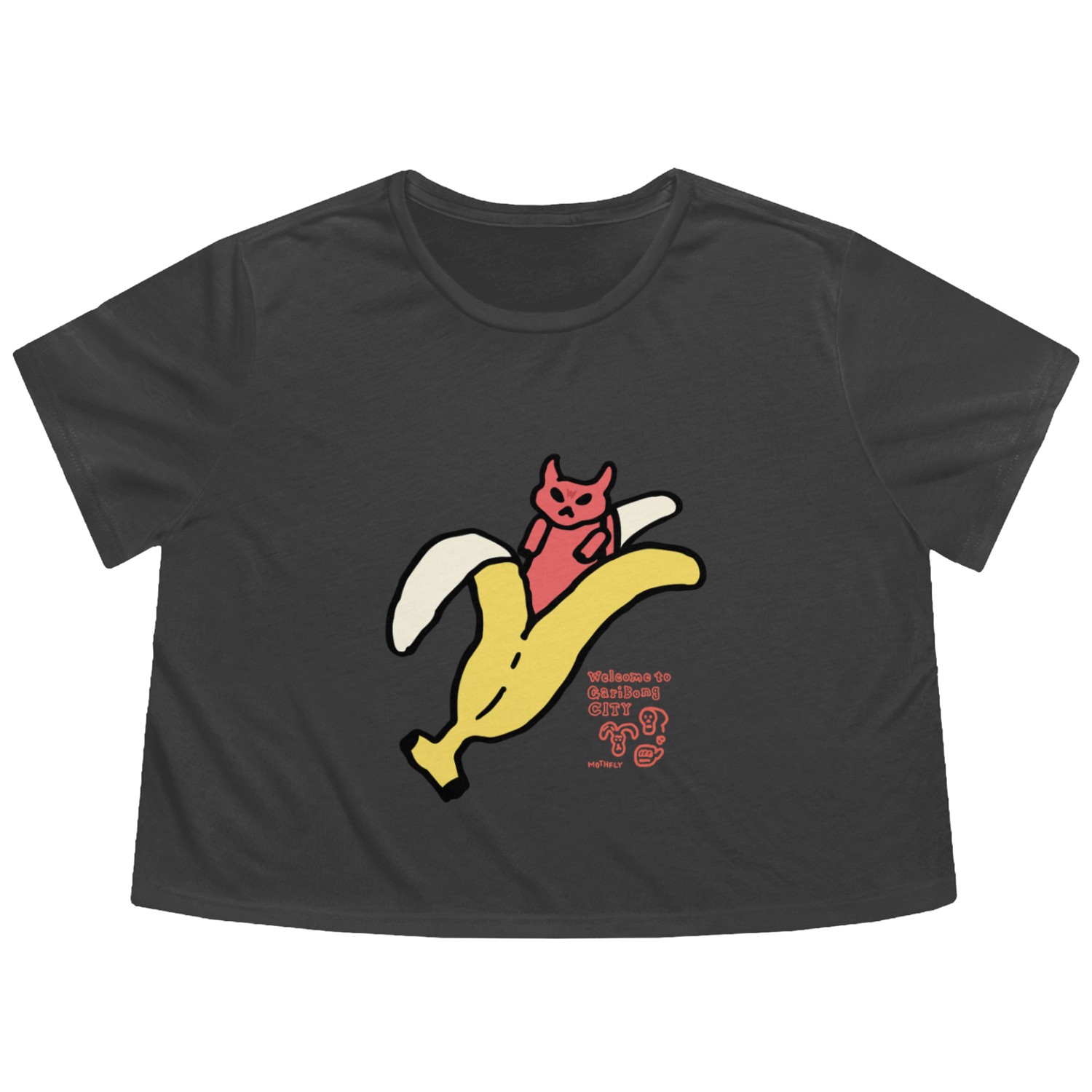 Bananyang - 034. Devil Flowy Cropped Tees