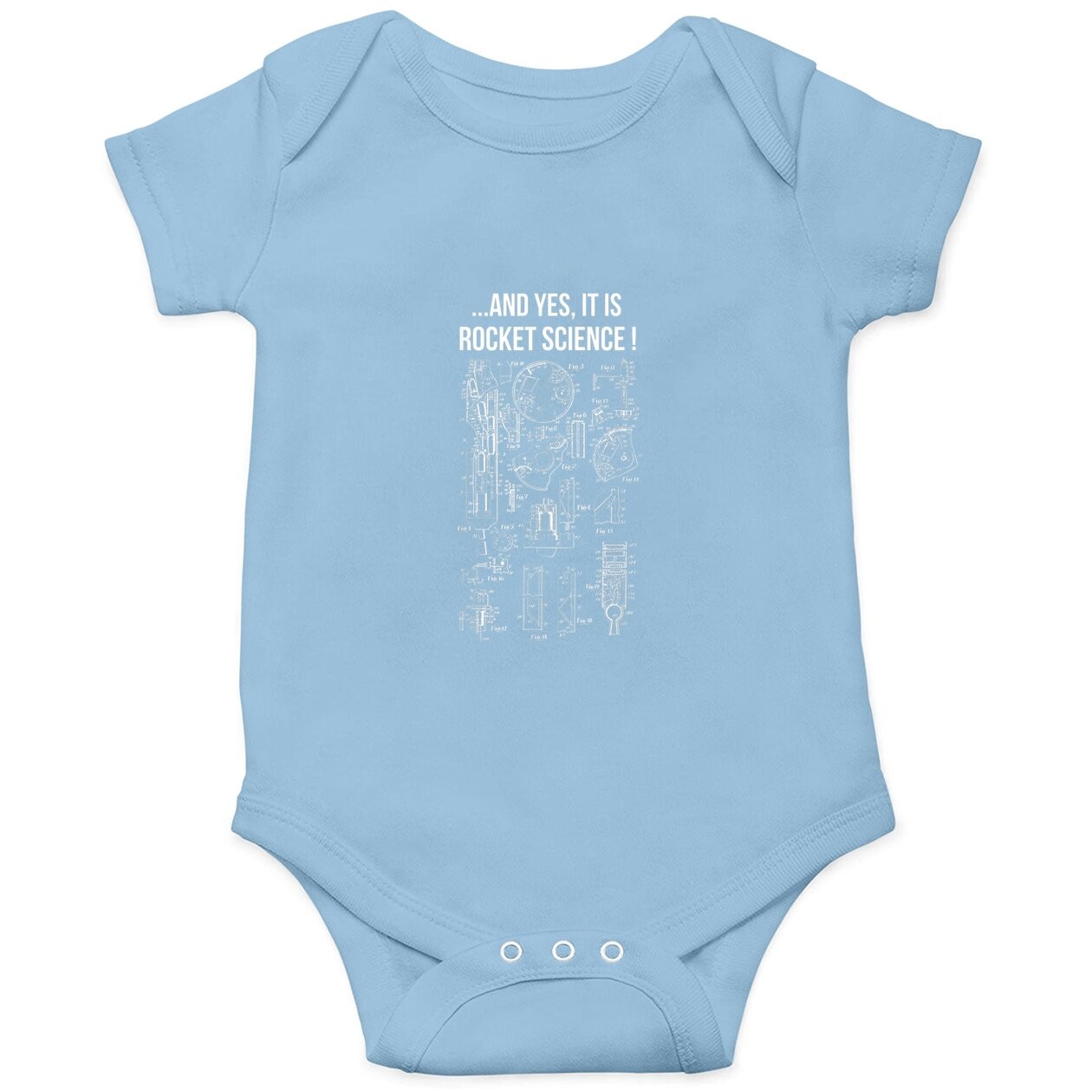...and Yes It Is Rocket Science! Fun Clothing For Engineers Baby Bodysuit