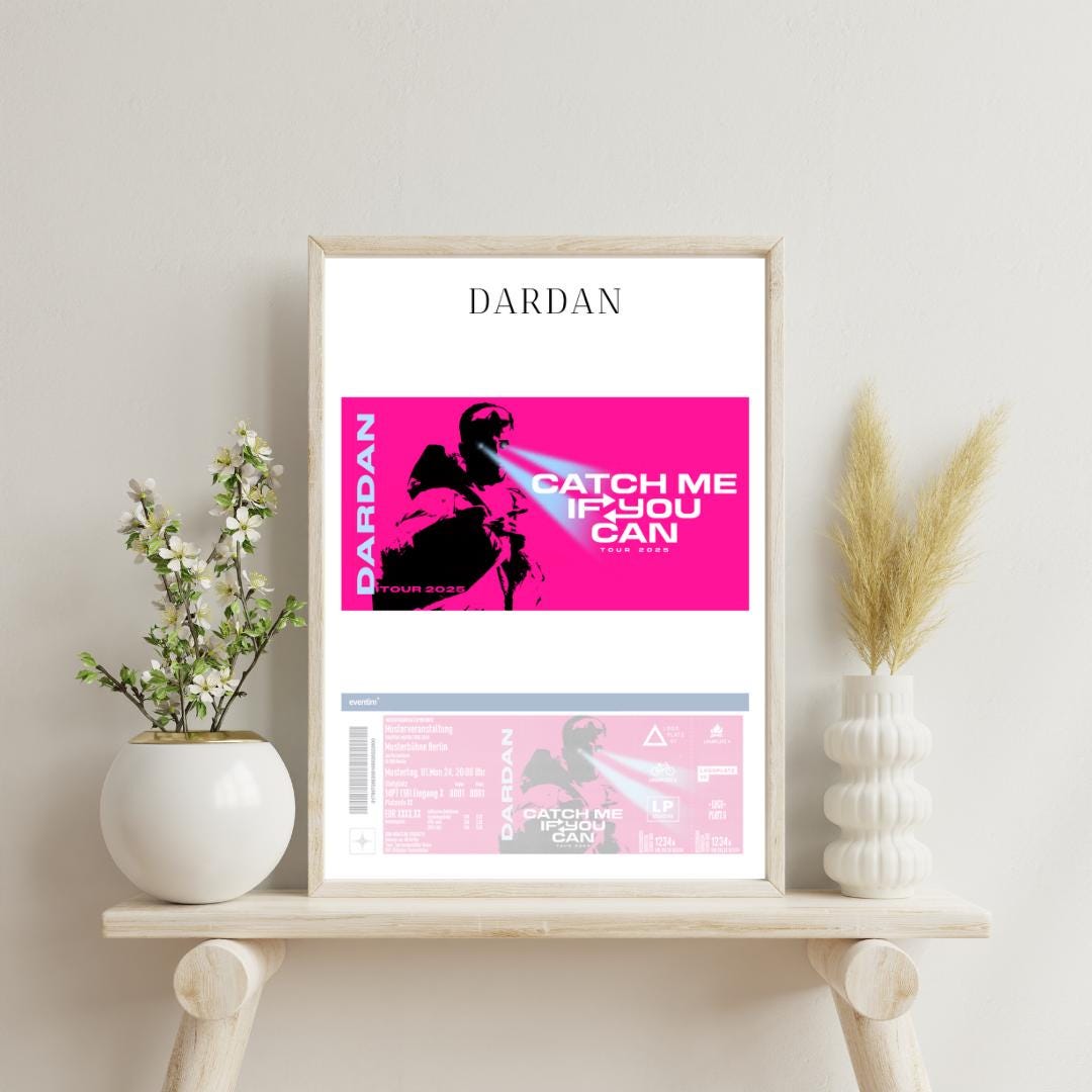 Dardan Cover | Tour Dardan | Poster | Music Cover Poster